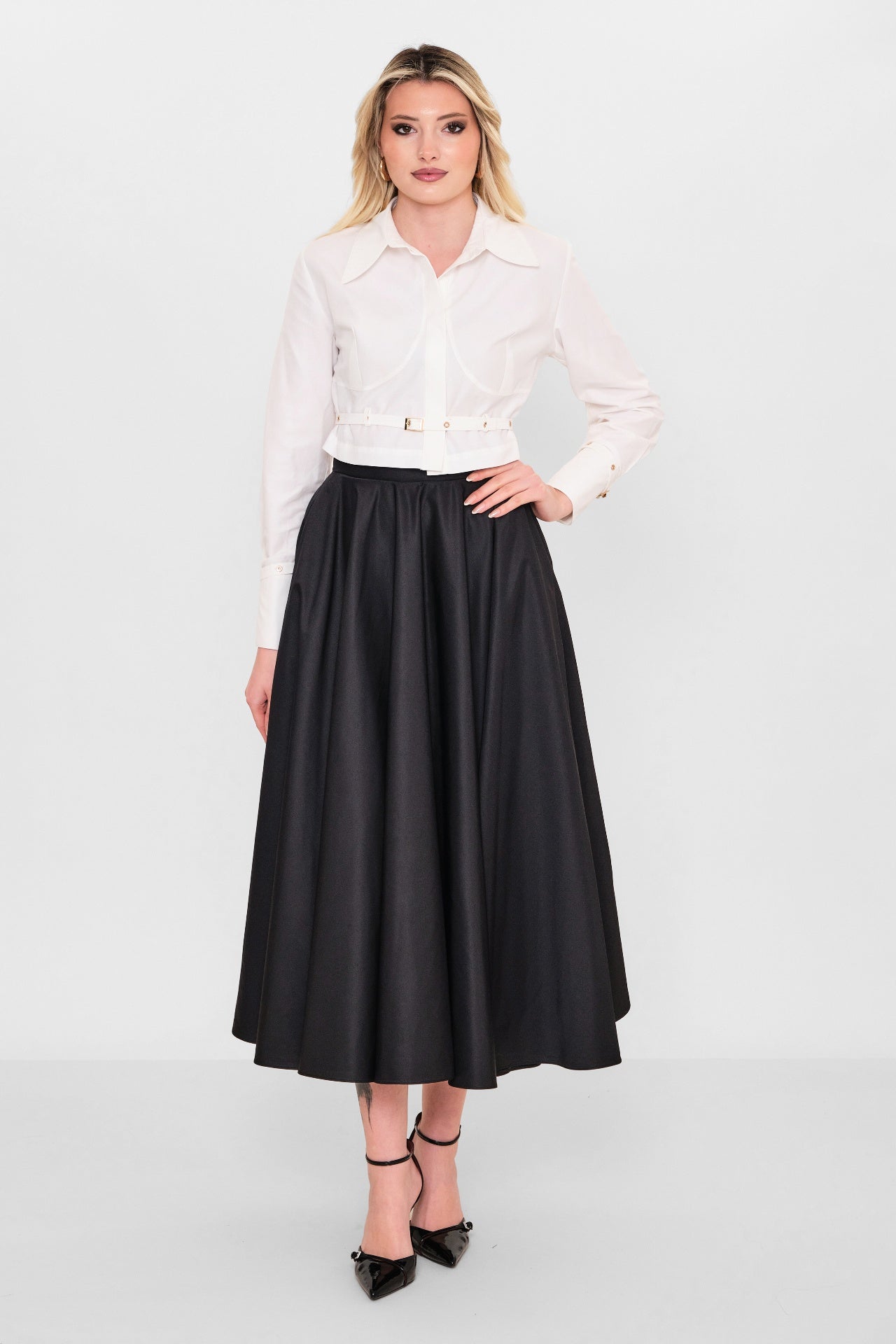 Mamulier - Plus Size Skirt (MML26Y6444) - 8690200109980