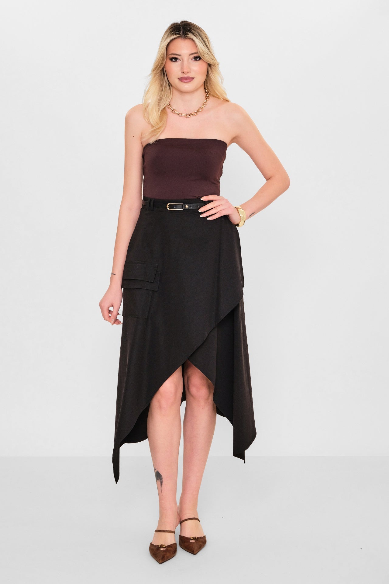Mamulier - Plus Size Skirt (MML26Y6948) - 8690200110054