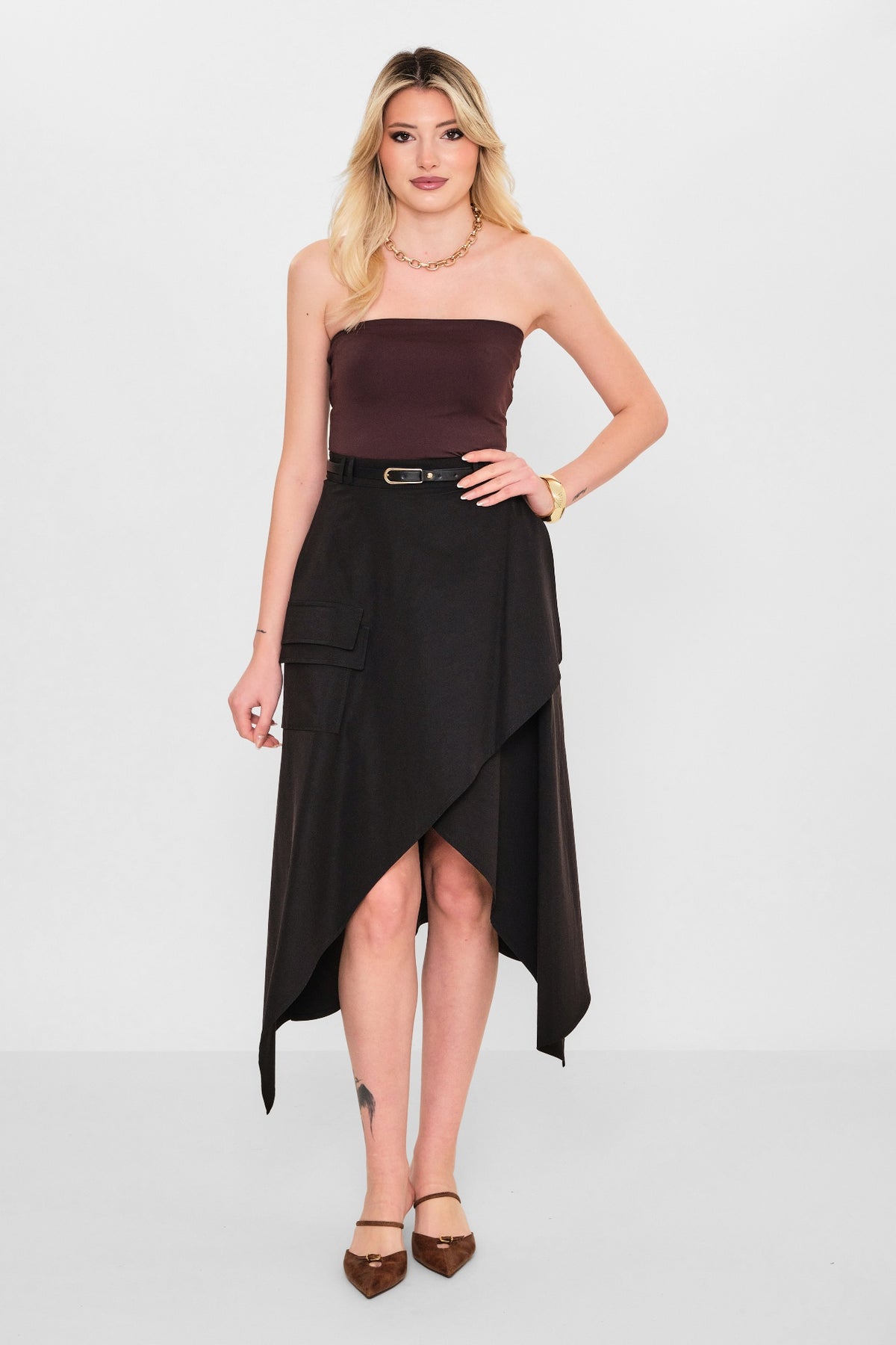 Mamulier - Plus Size Skirt (MML26Y6948) - 8690200110054