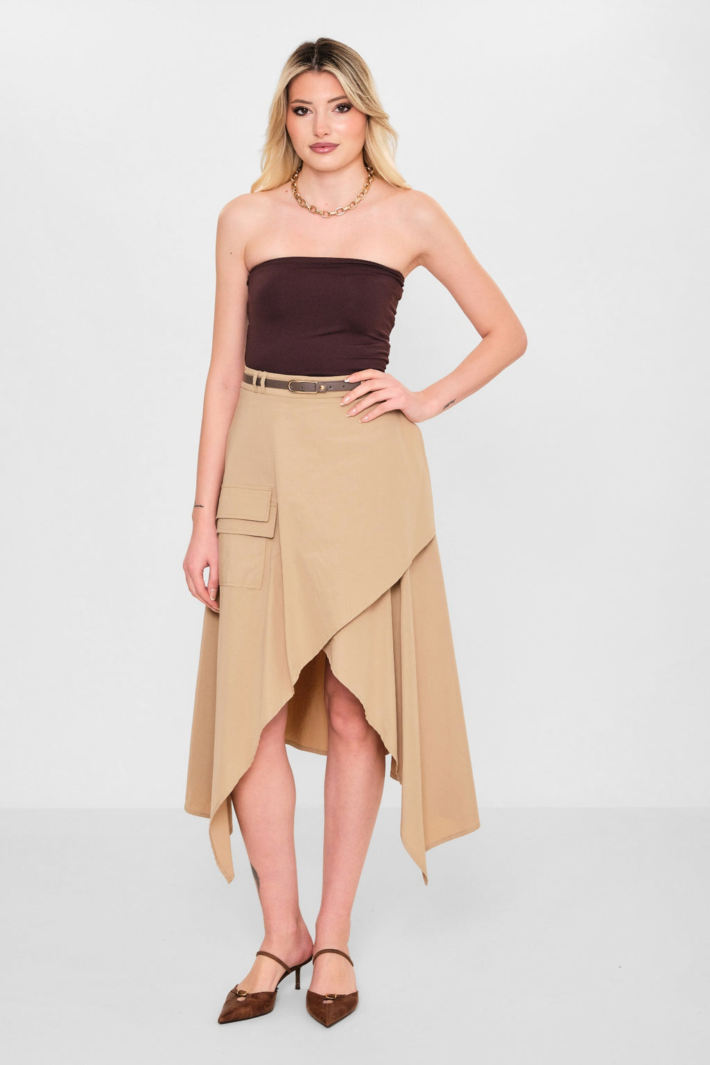 Mamulier - Plus Size Skirt (MML26Y6948) - 8690200110061