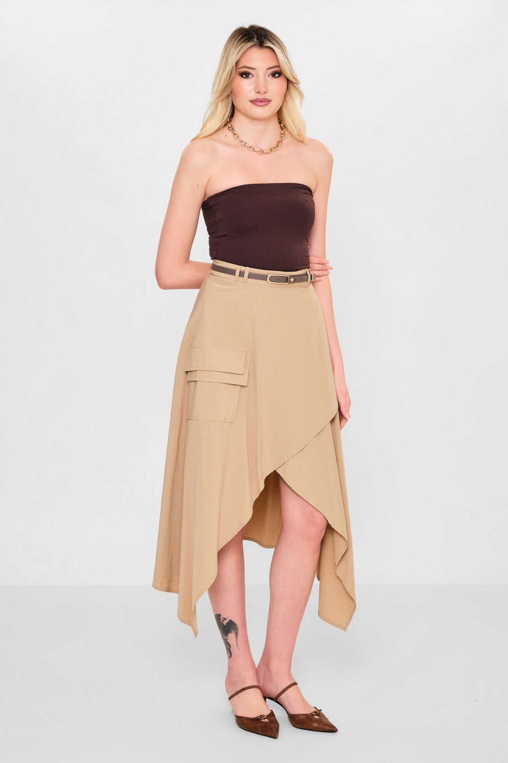 Mamulier - Plus Size Skirt (MML26Y6948) - 8690200110061