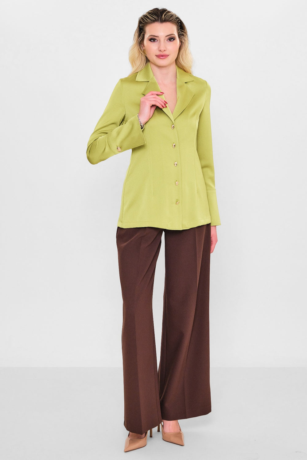 Fashi̇on club - Plus Size Jacket (FSC26YSM4002) - 8690200110634