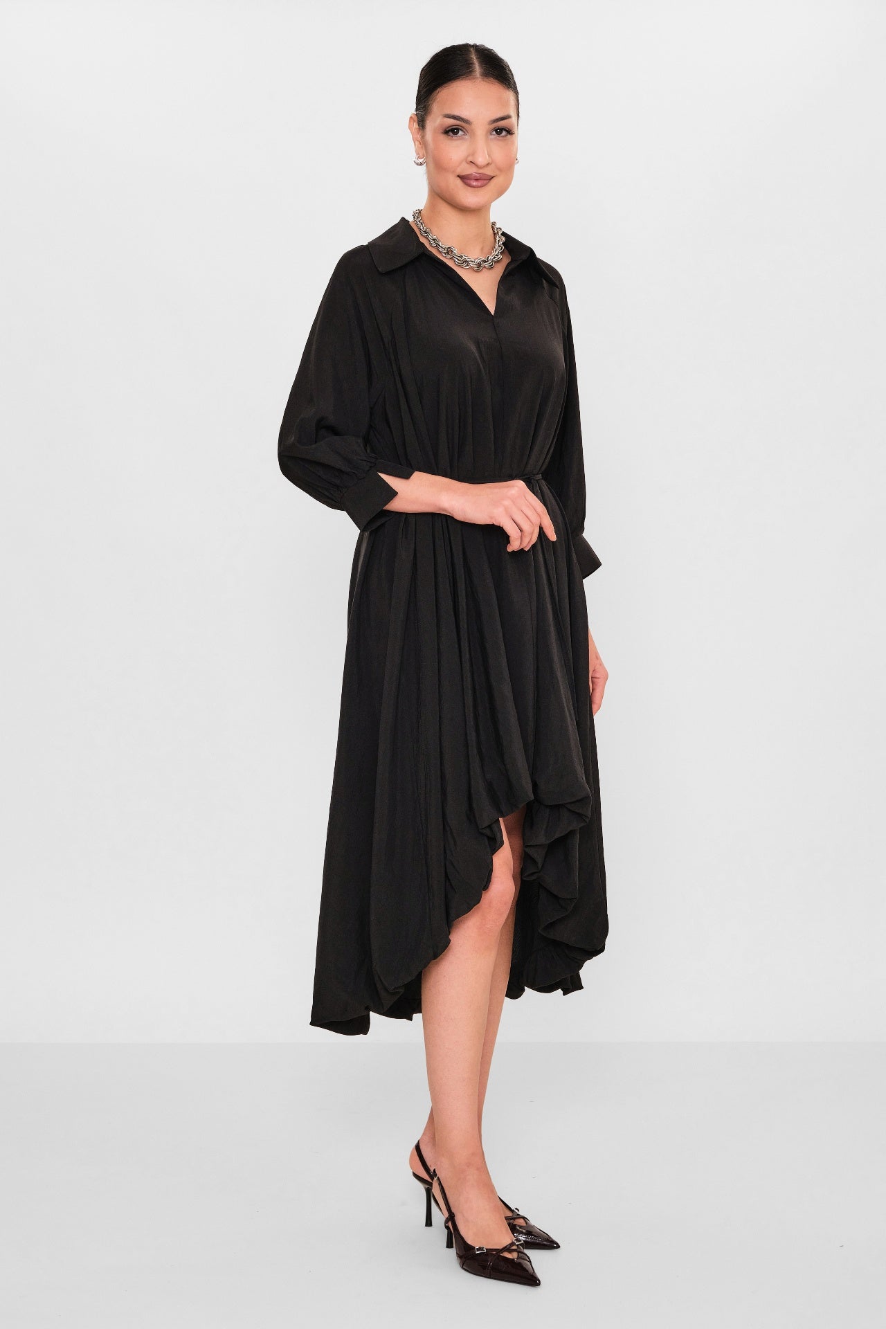 Greencountry - Plus Size Dress (GRC26Y5846-Y) - 8690200110788