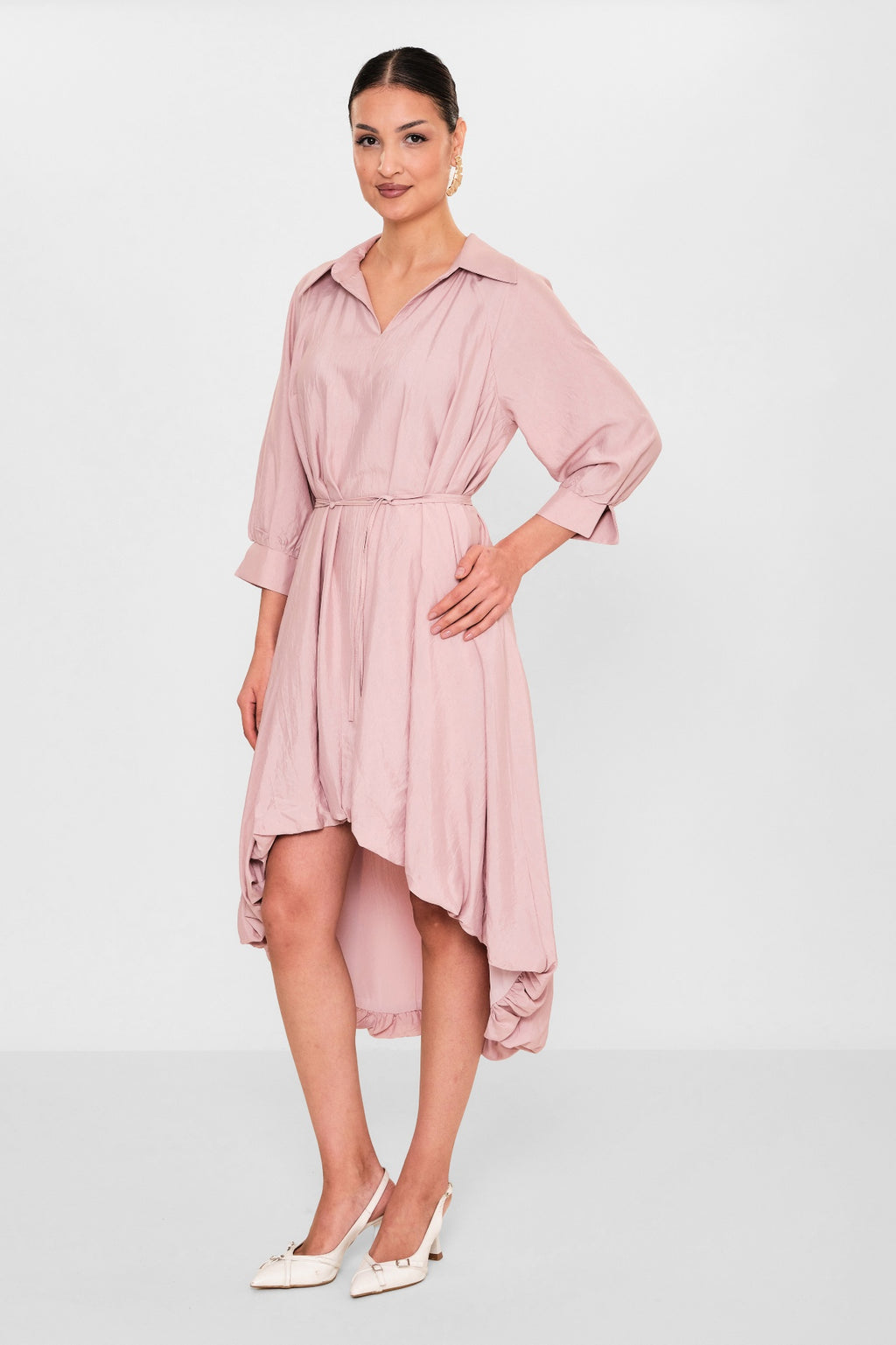 Greencountry - Plus Size Dress (GRC26Y5846-Y) - 8690200110795