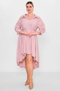Greencountry - Plus Size Dress (GRC26Y5847-Y) - 8690200110849