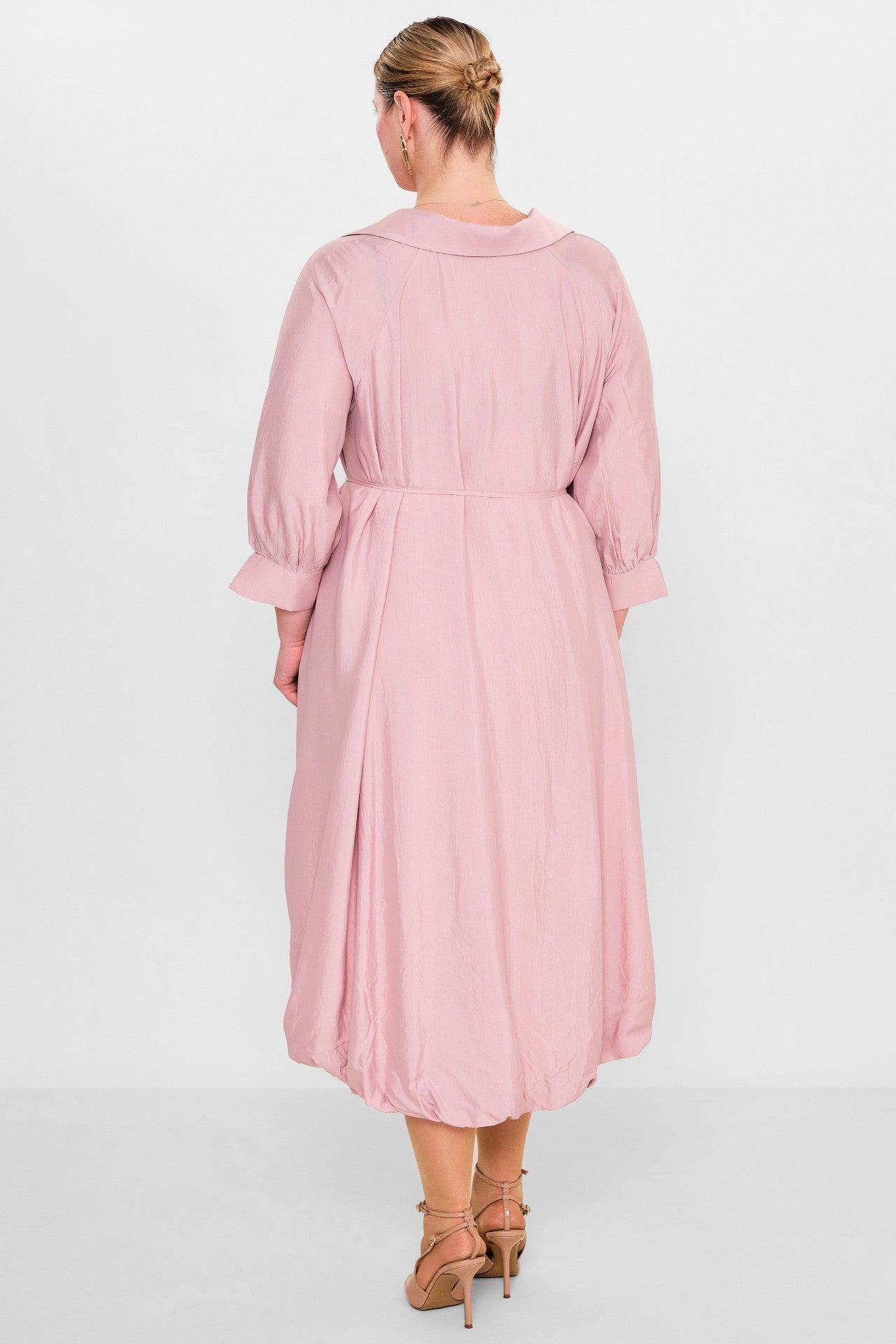 Greencountry - Plus Size Dress (GRC26Y5847-Y) - 8690200110849