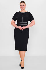 Laluce - Plus Size Dress (L2.Y26.ELB.2E665) - 8690200110863