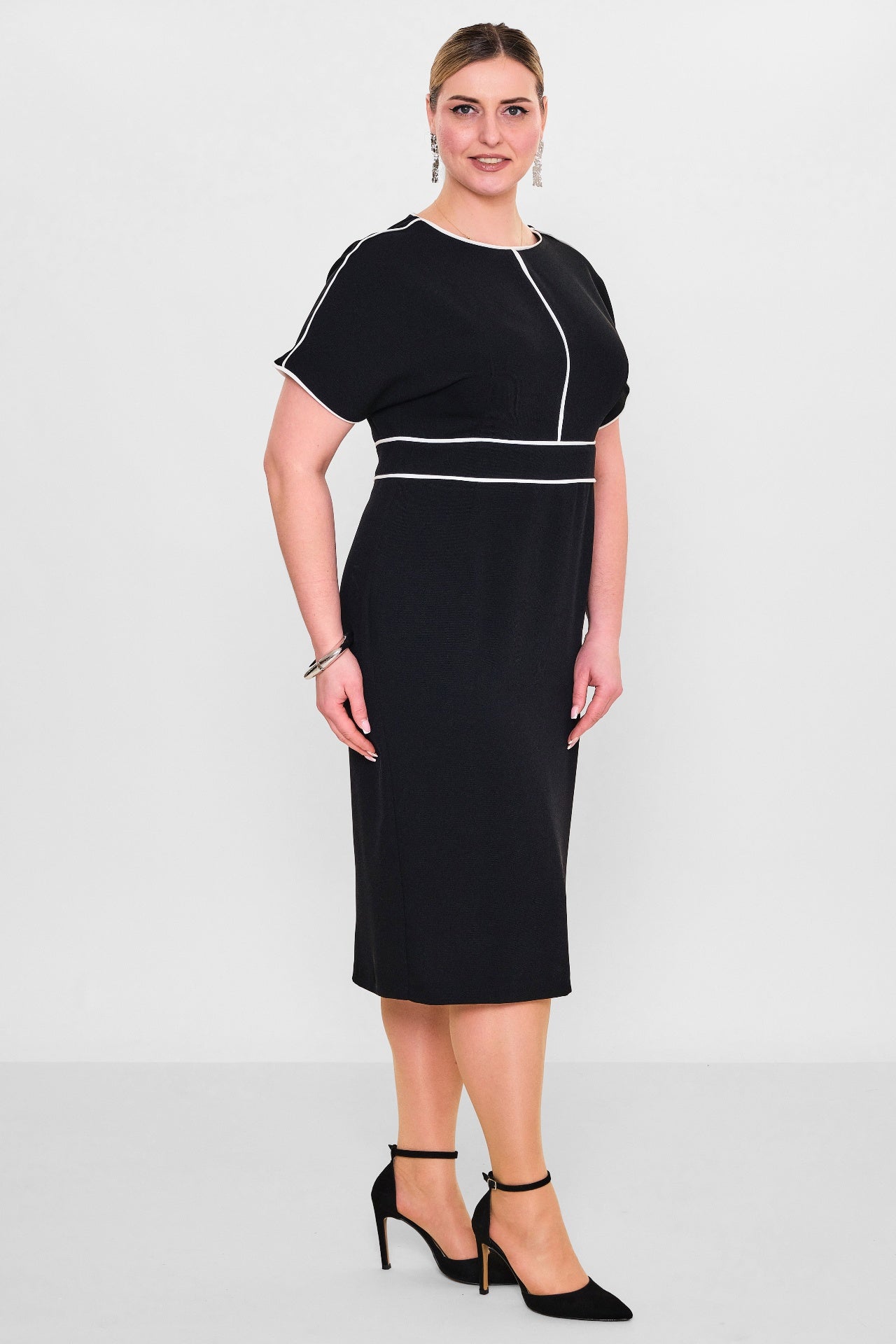Laluce - Plus Size Dress (L2.Y26.ELB.2E665) - 8690200110863