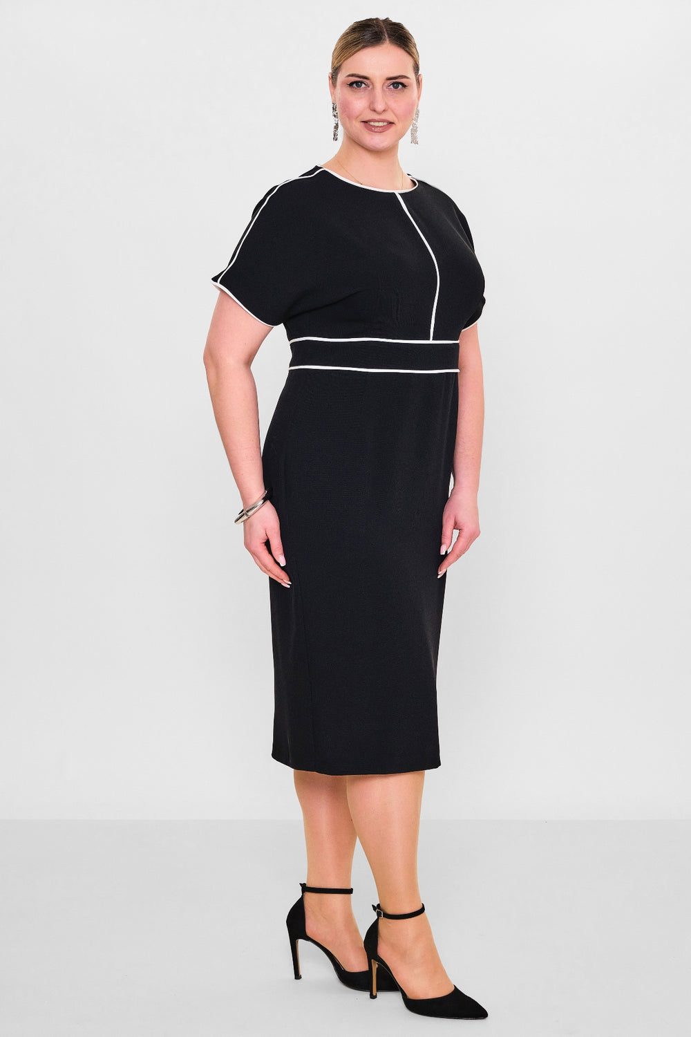 Laluce - Plus Size Dress (L2.Y26.ELB.2E665) - 8690200110863