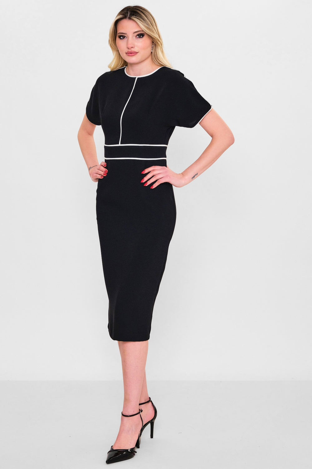 Laluce - Plus Size Dress (LL.Y26.ELB.LE665) - 8690200110887