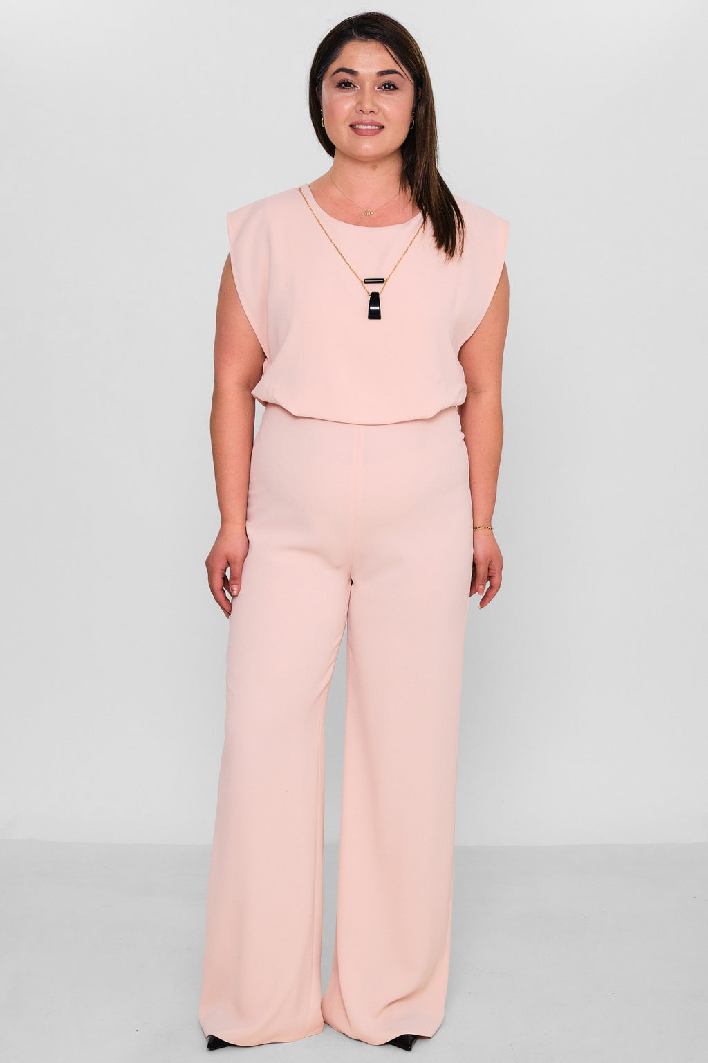 Selen - Plus Size Overalls (SLN26Y141133) - 8690200110900
