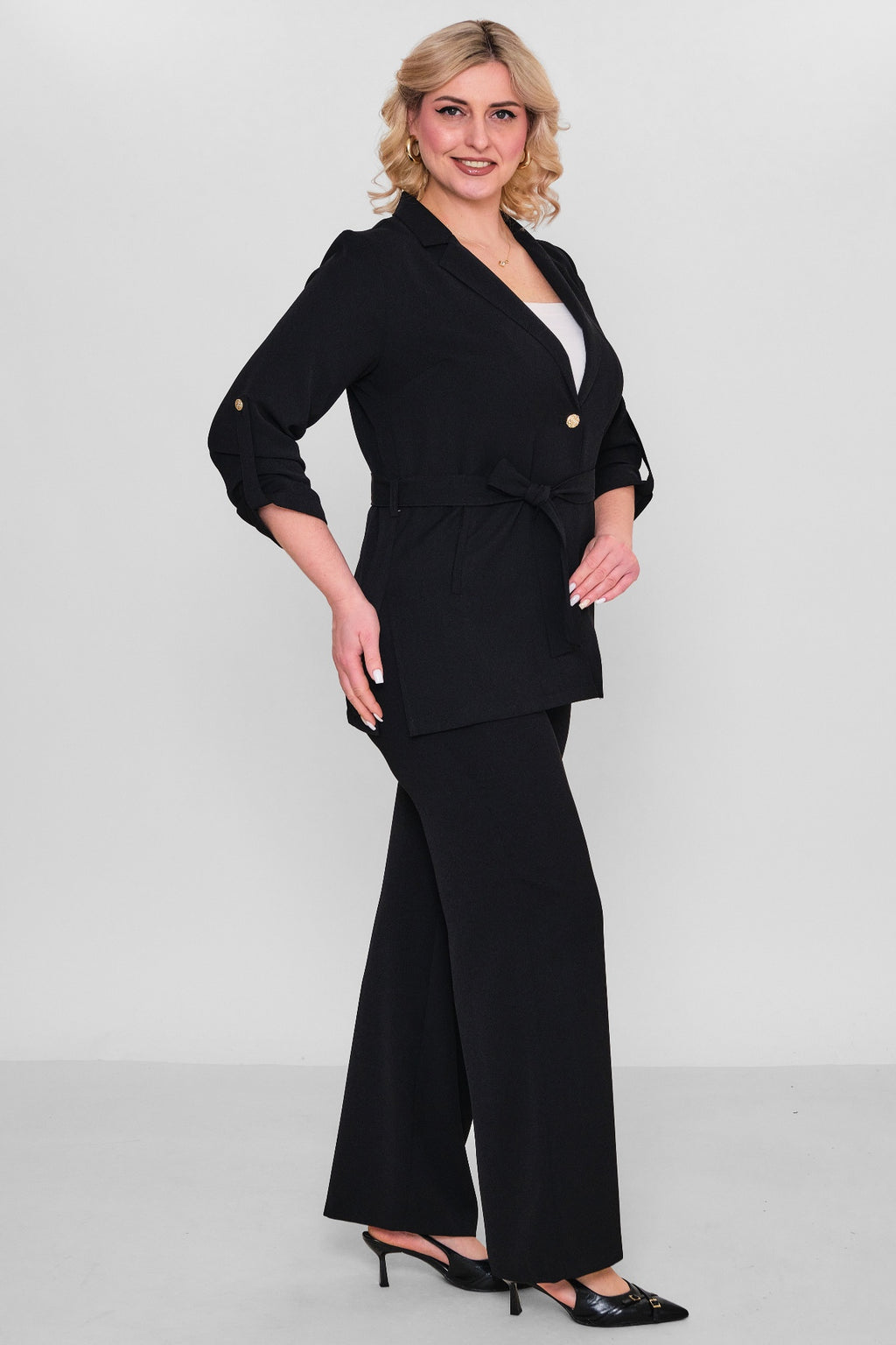 Selen - Plus Size Jacket (SLN26Y27552) - 8690200111013