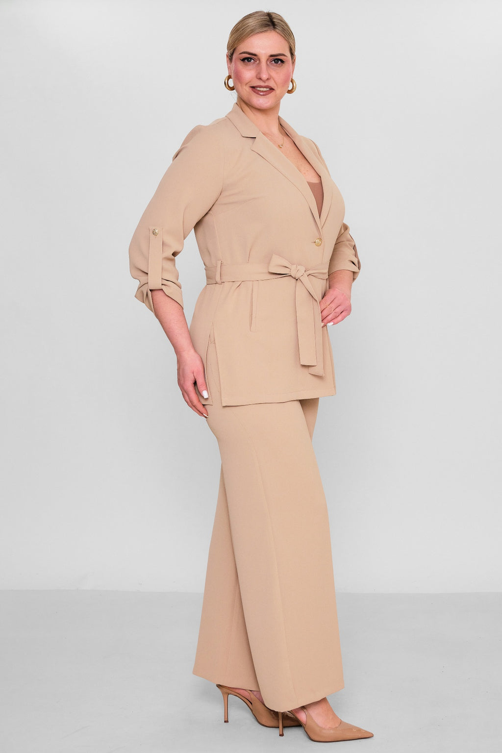 Selen - Plus Size Jacket (SLN26Y27552) - 8690200111037