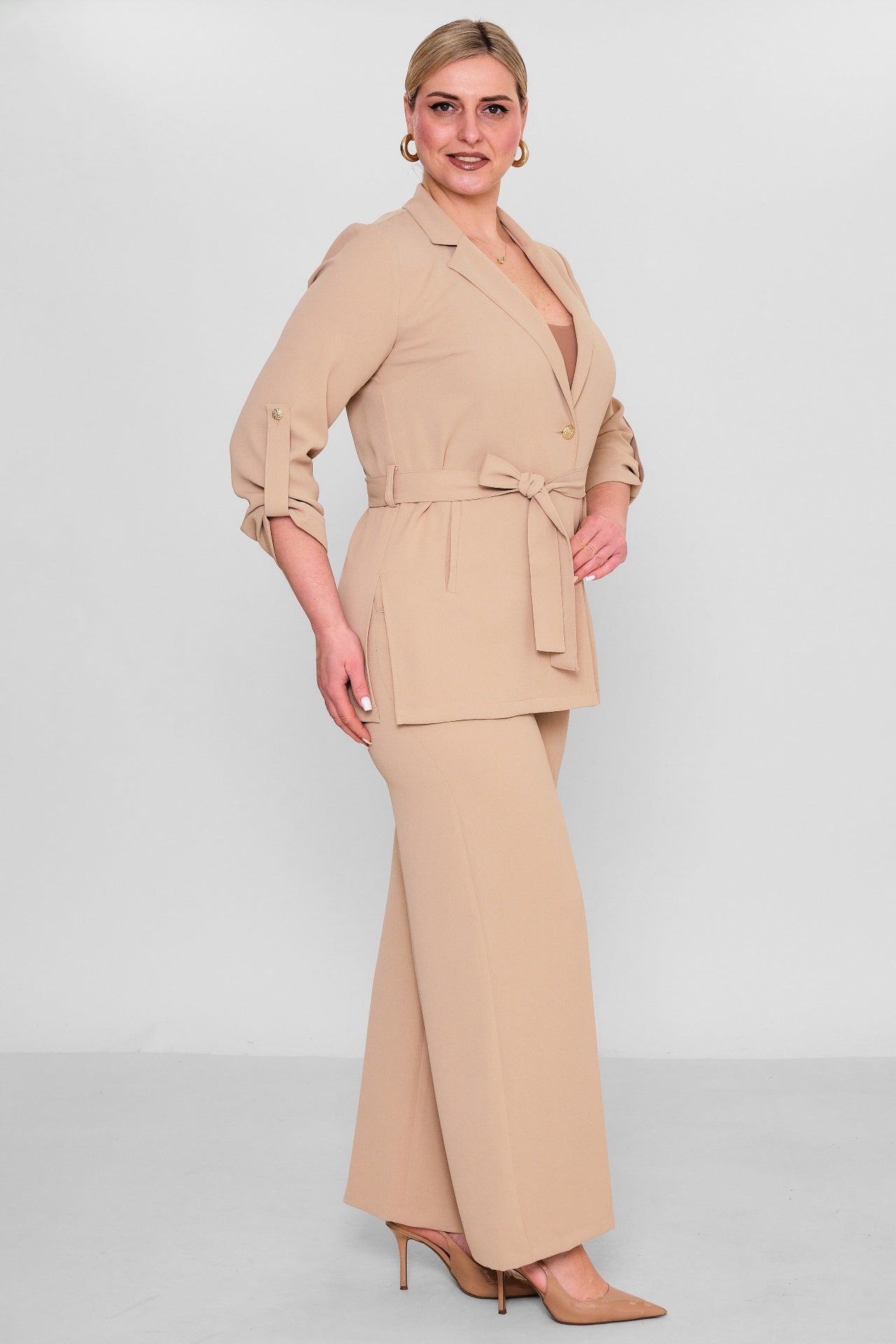 Selen - Plus Size Jacket (SLN26Y27552) - 8690200111037