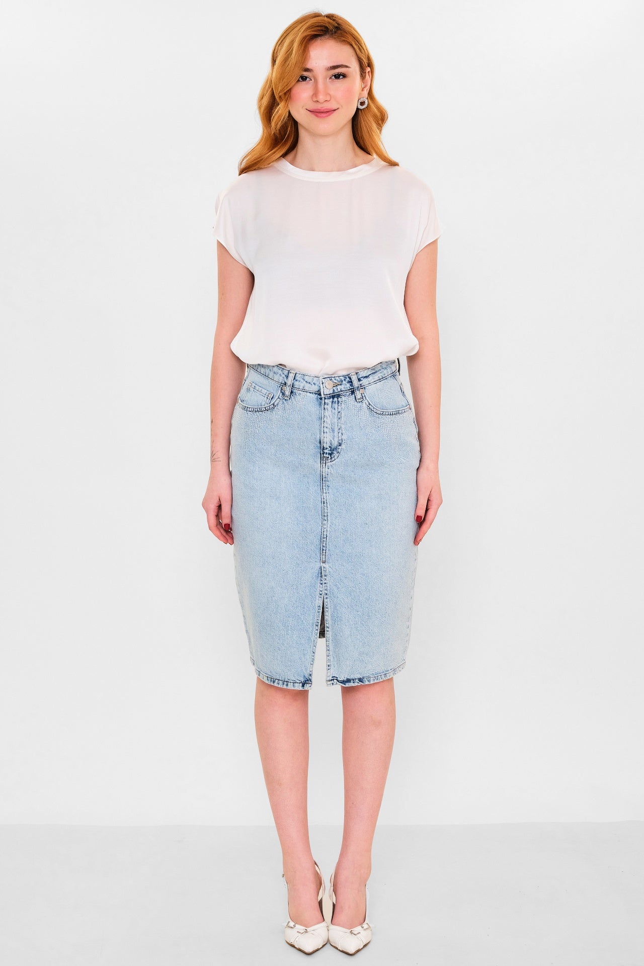 Fever - Plus Size Skirt (FVR26Y13017) - 8690200111440