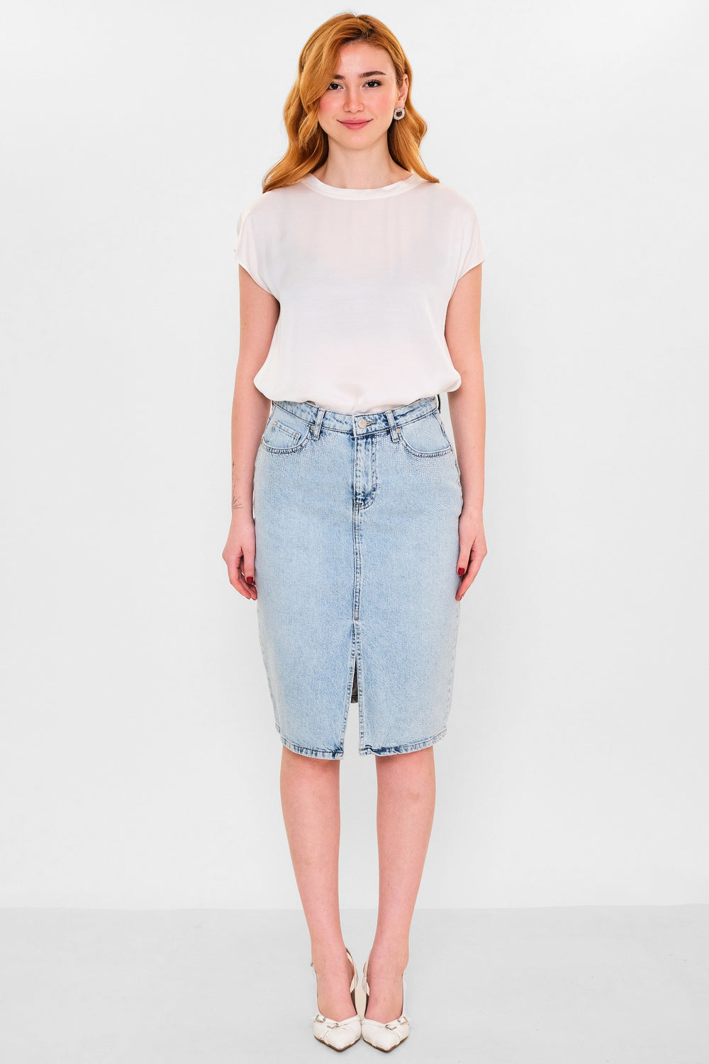 Fever - Plus Size Skirt (FVR26Y13017) - 8690200111440