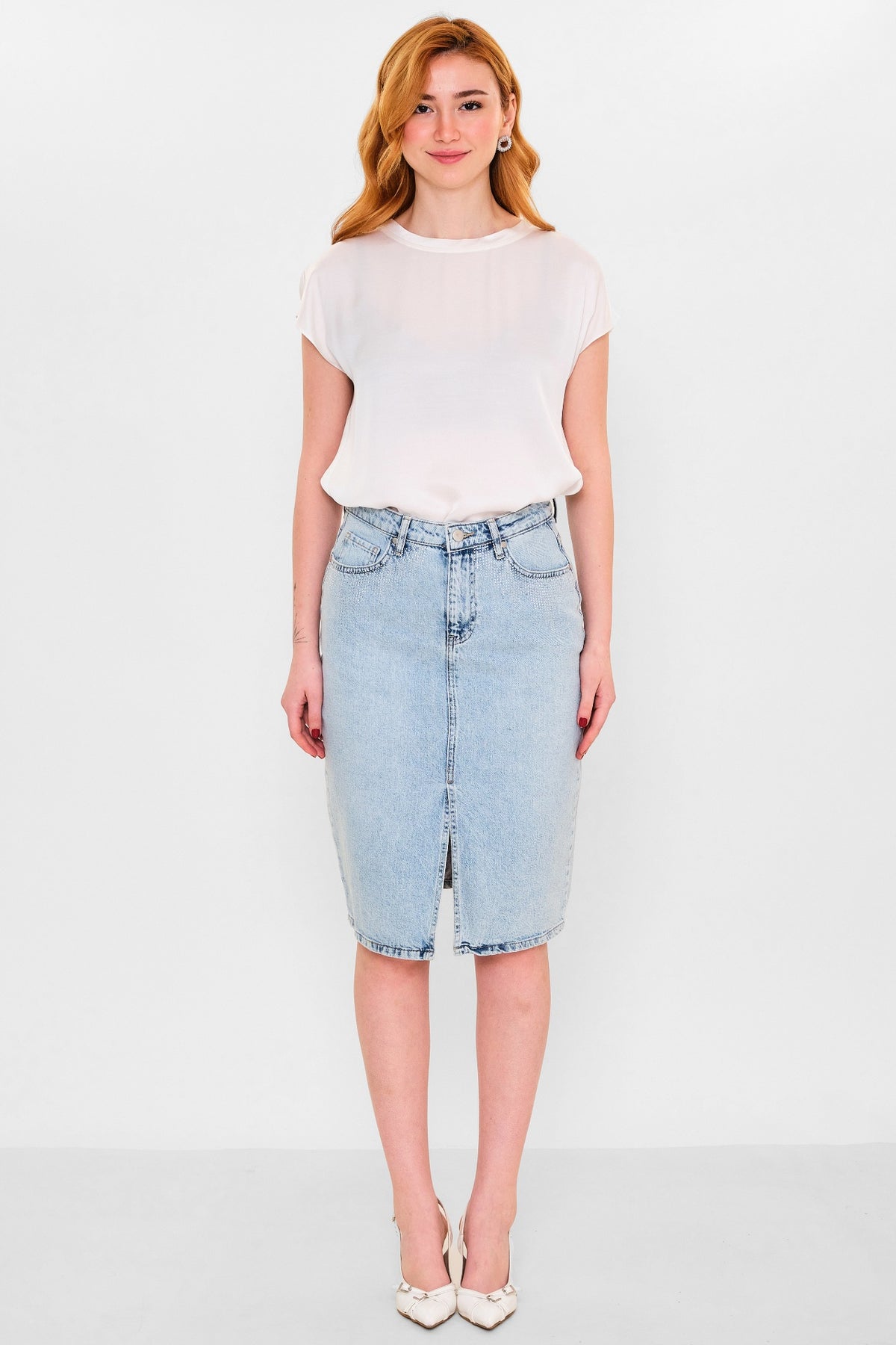 Fever - Plus Size Skirt (FVR26Y13017) - 8690200111440