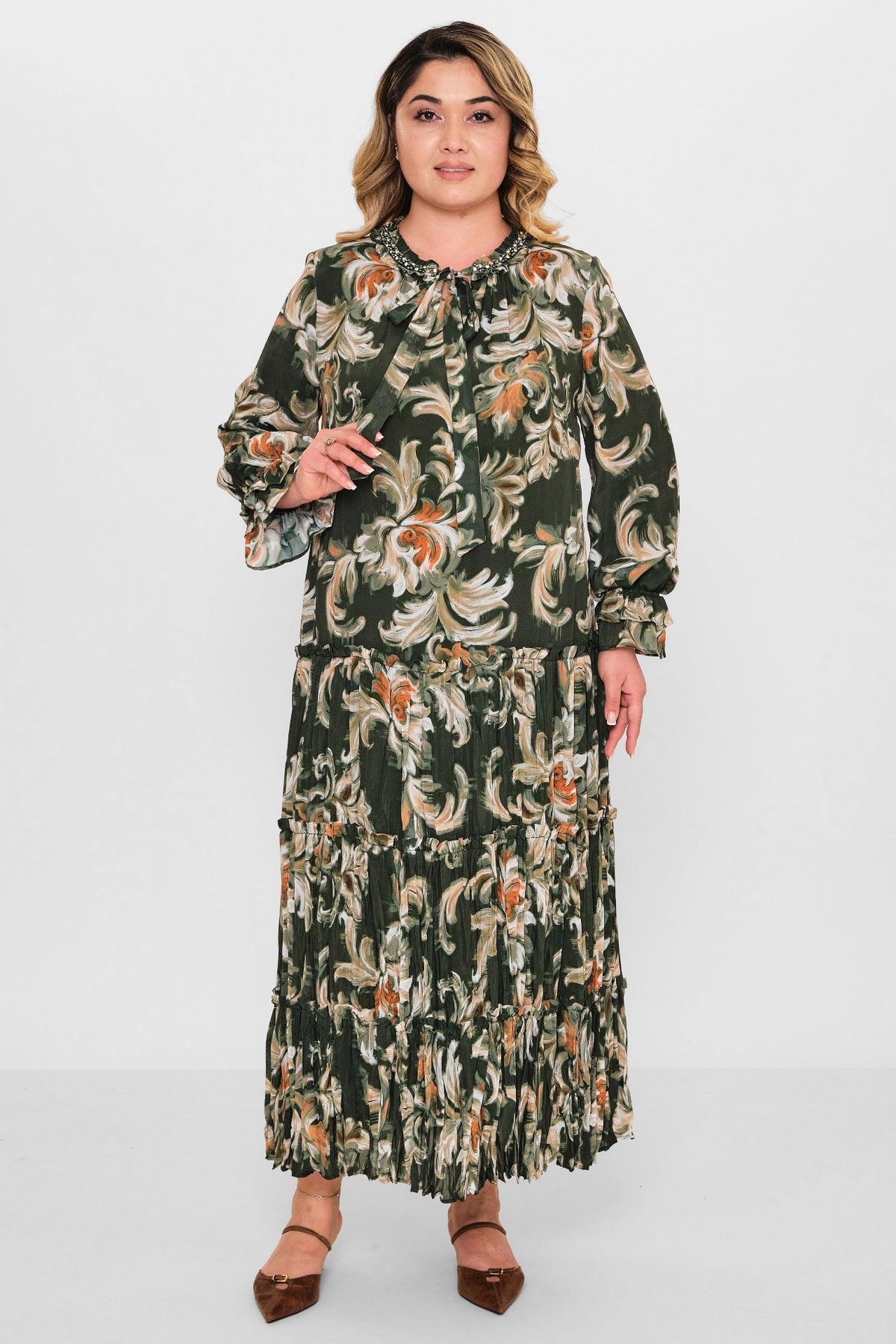 Gumanize - Plus Size Dress (GMZ2026-238-7963) - 8690200111488