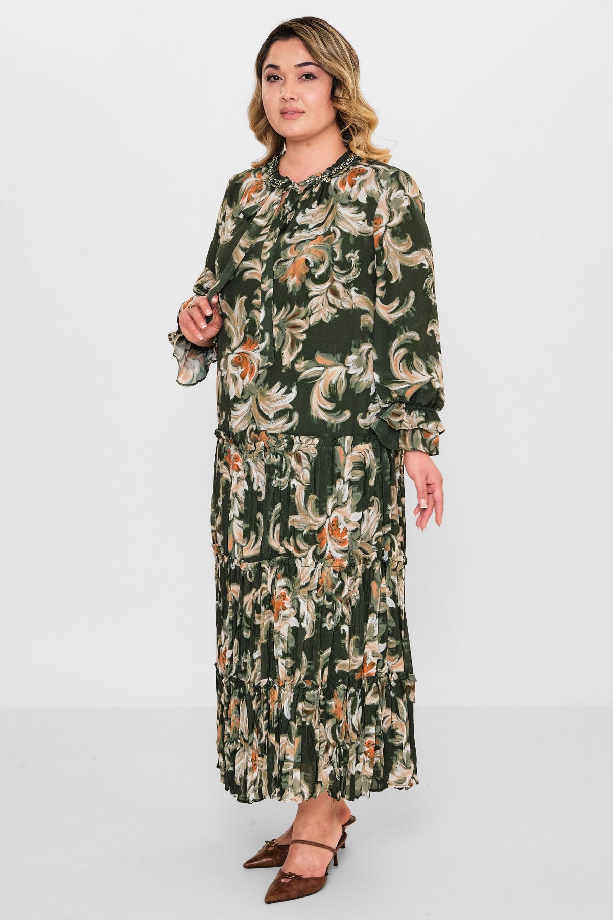 Gumanize - Plus Size Dress (GMZ2026-238-7963) - 8690200111488