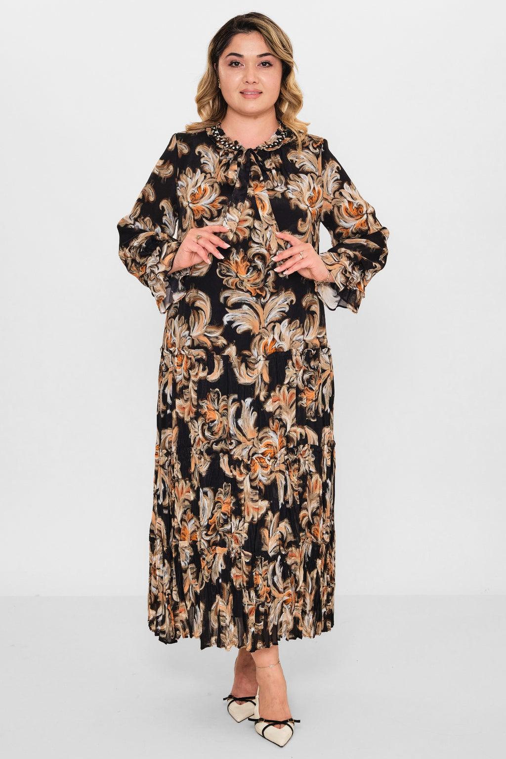 Gumanize - Plus Size Dress (GMZ2026-238-7963) - 8690200111495