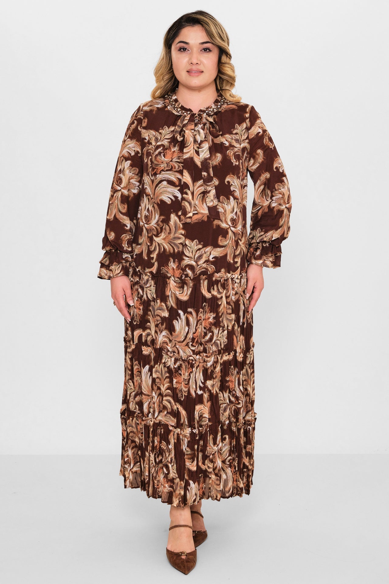 Gumanize - Plus Size Dress (GMZ2026-238-7963) - 8690200111501