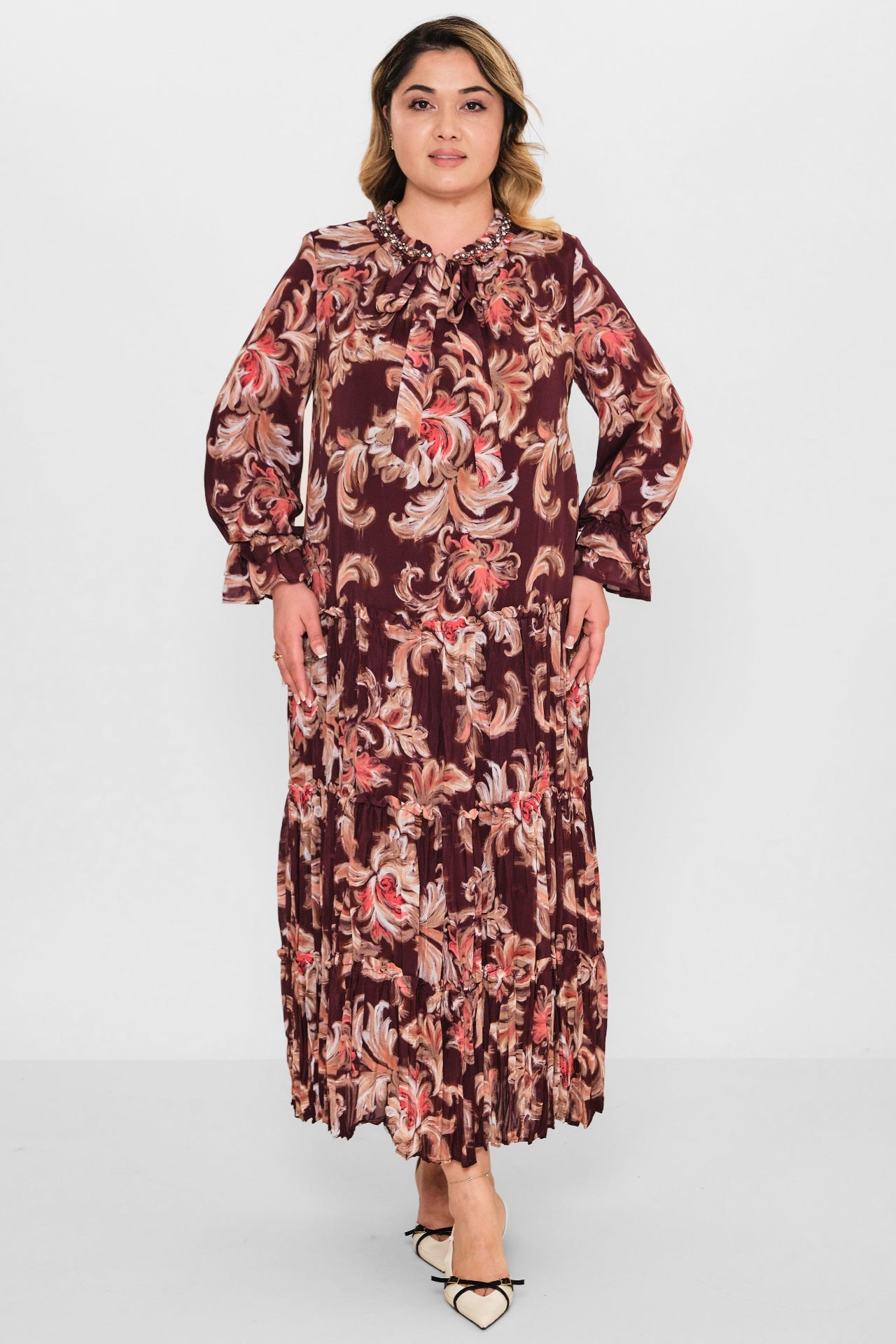 Gumanize - Plus Size Dress (GMZ2026-238-7963) - 8690200111518