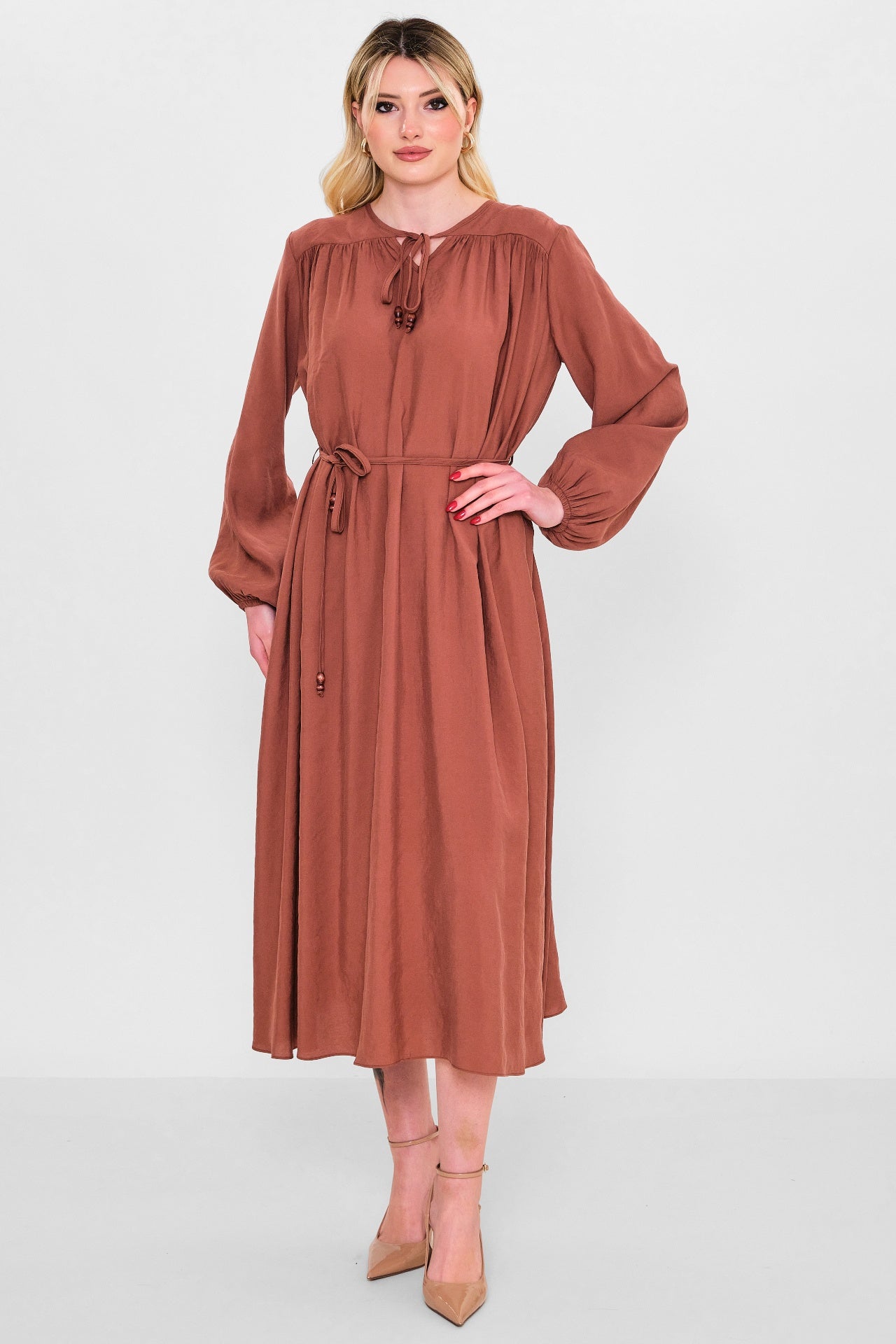 Jarri̇vee - Plus Size Dress (JRVSS26J5234) - 8690200111709