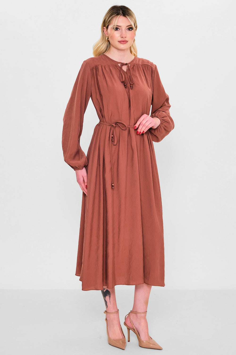 Jarri̇vee - Plus Size Dress (JRVSS26J5234) - 8690200111709