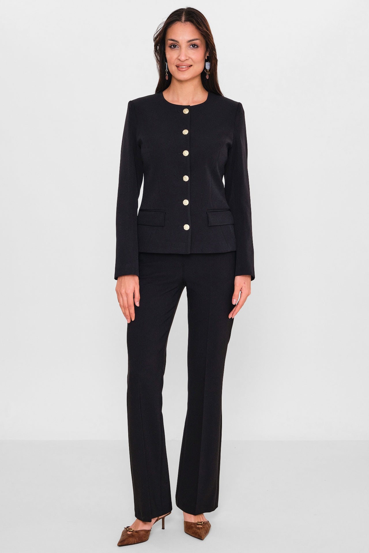 Selen - Plus Size Jacket (SLN26Y07545) - 8690200111884