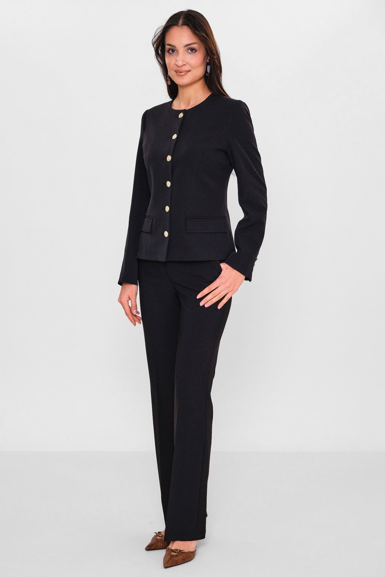 Selen - Plus Size Jacket (SLN26Y07545) - 8690200111884