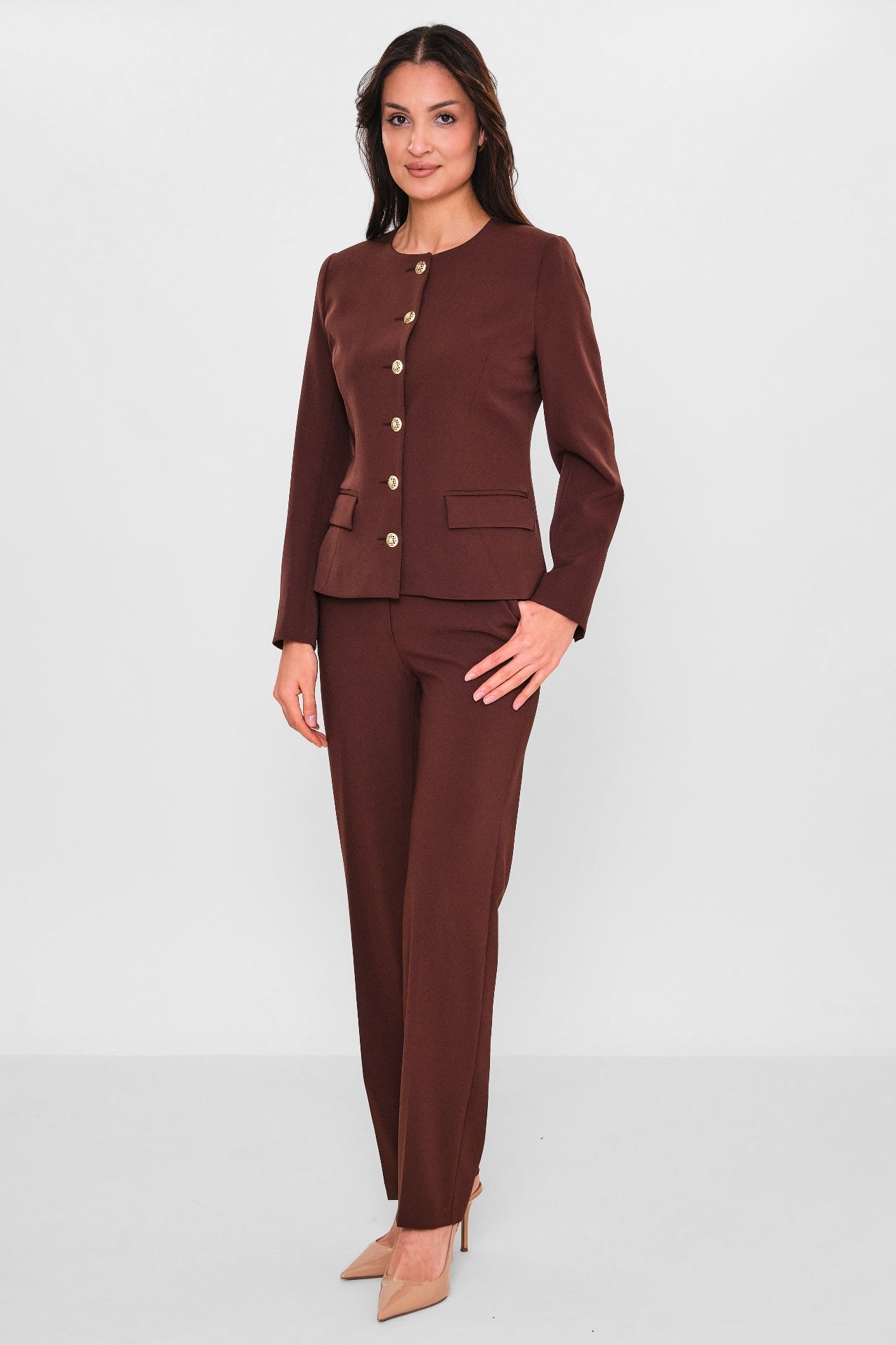 Selen - Plus Size Jacket (SLN26Y07545) - 8690200111914