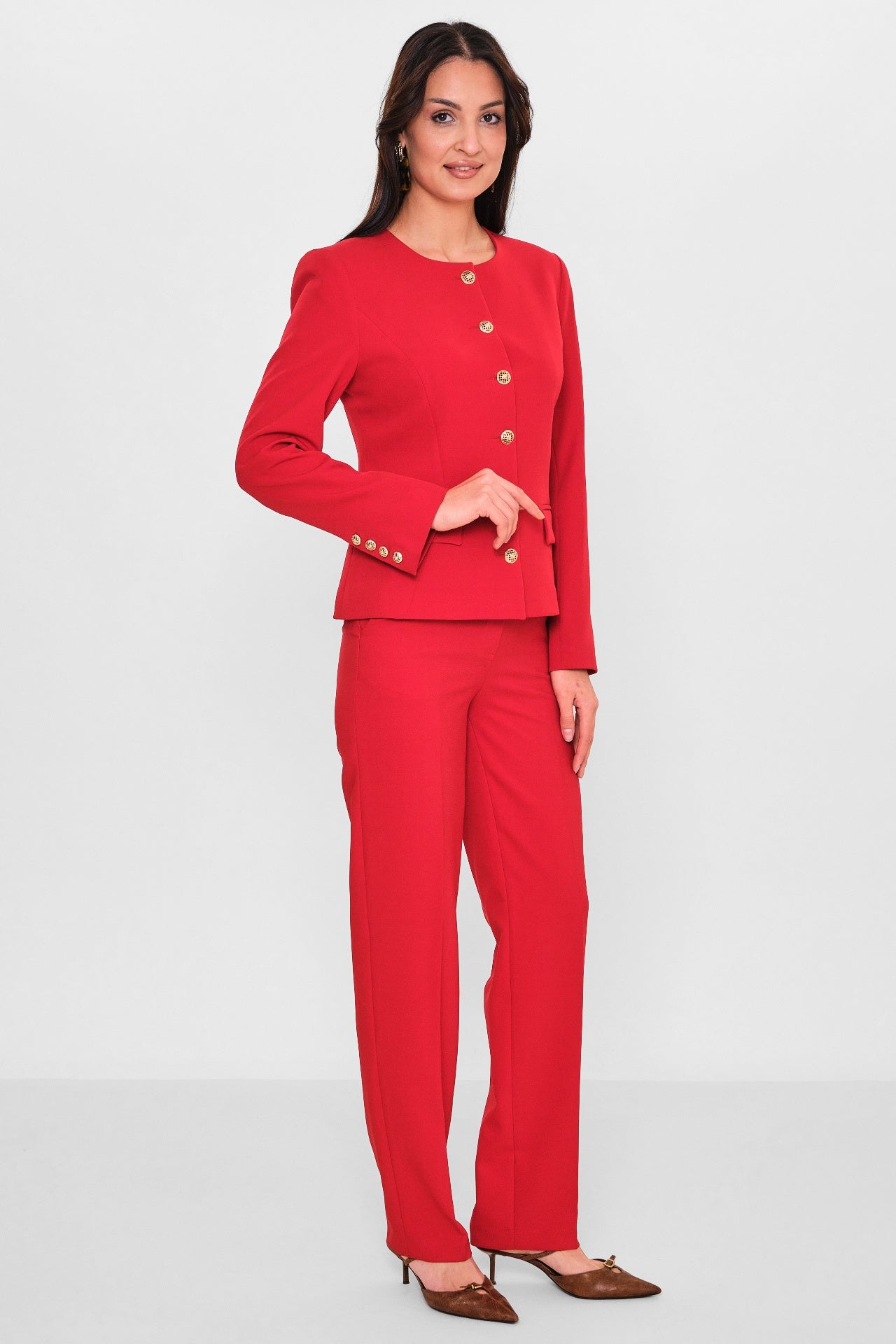 Selen - Plus Size Jacket (SLN26Y07545) - 8690200111921