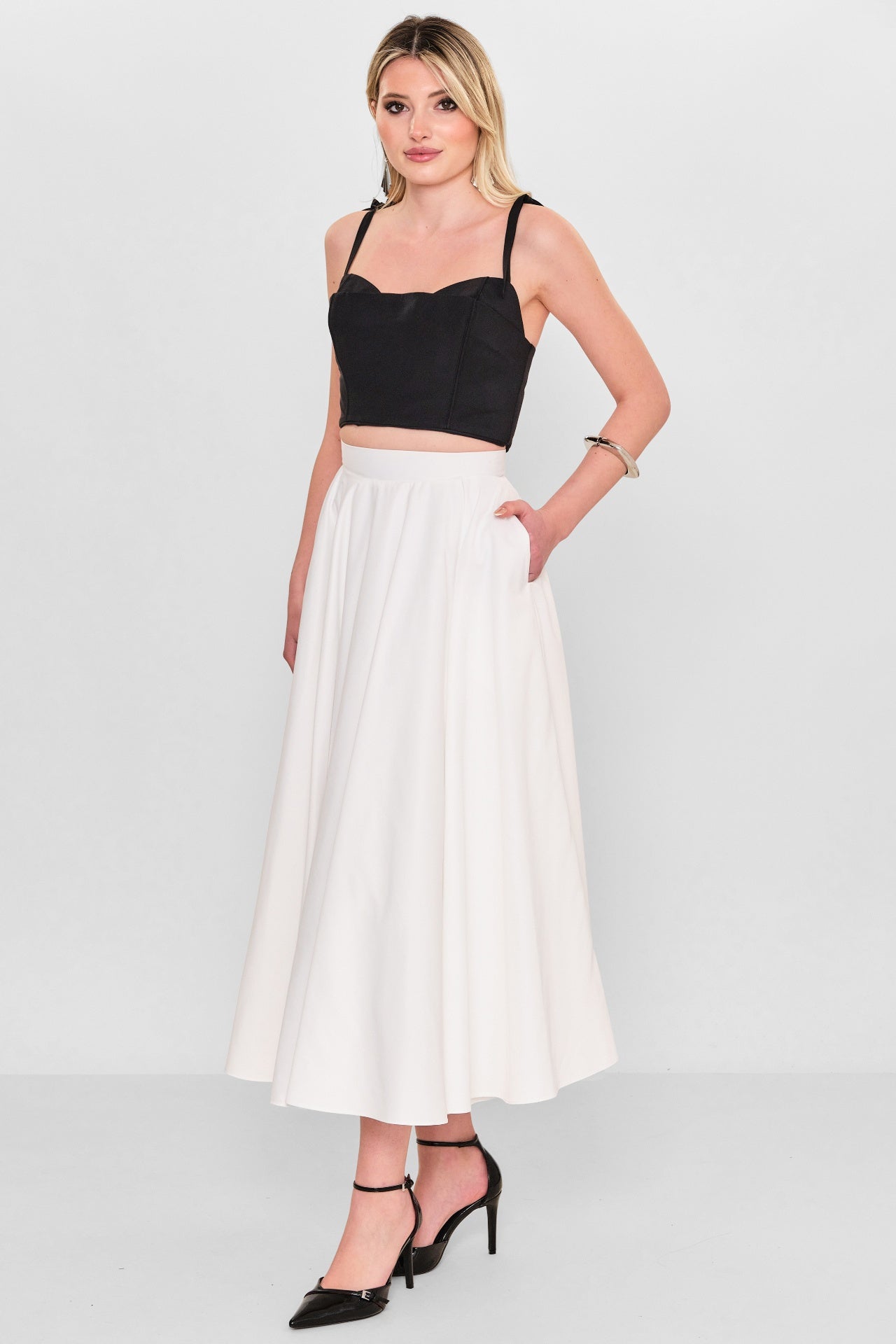 Mamulier - Plus Size Skirt (MML26Y6444) - 8690200111990