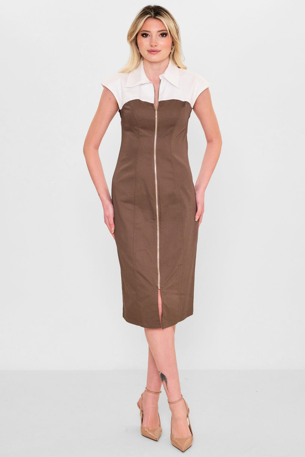 Fever - Plus Size Dress (FVR26Y16097) - 8690200112317