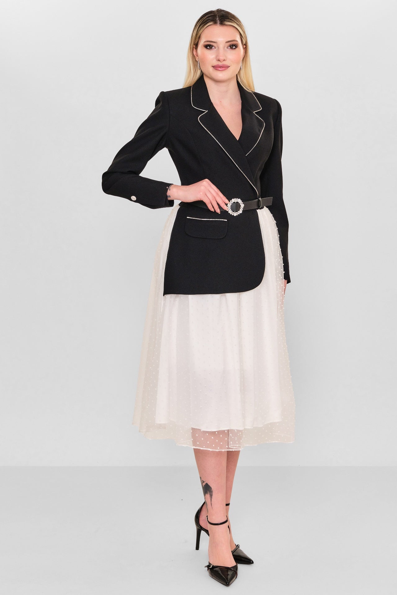 Kedma - Plus Size Dress (KDM26Y8-98182) - 8690200112669