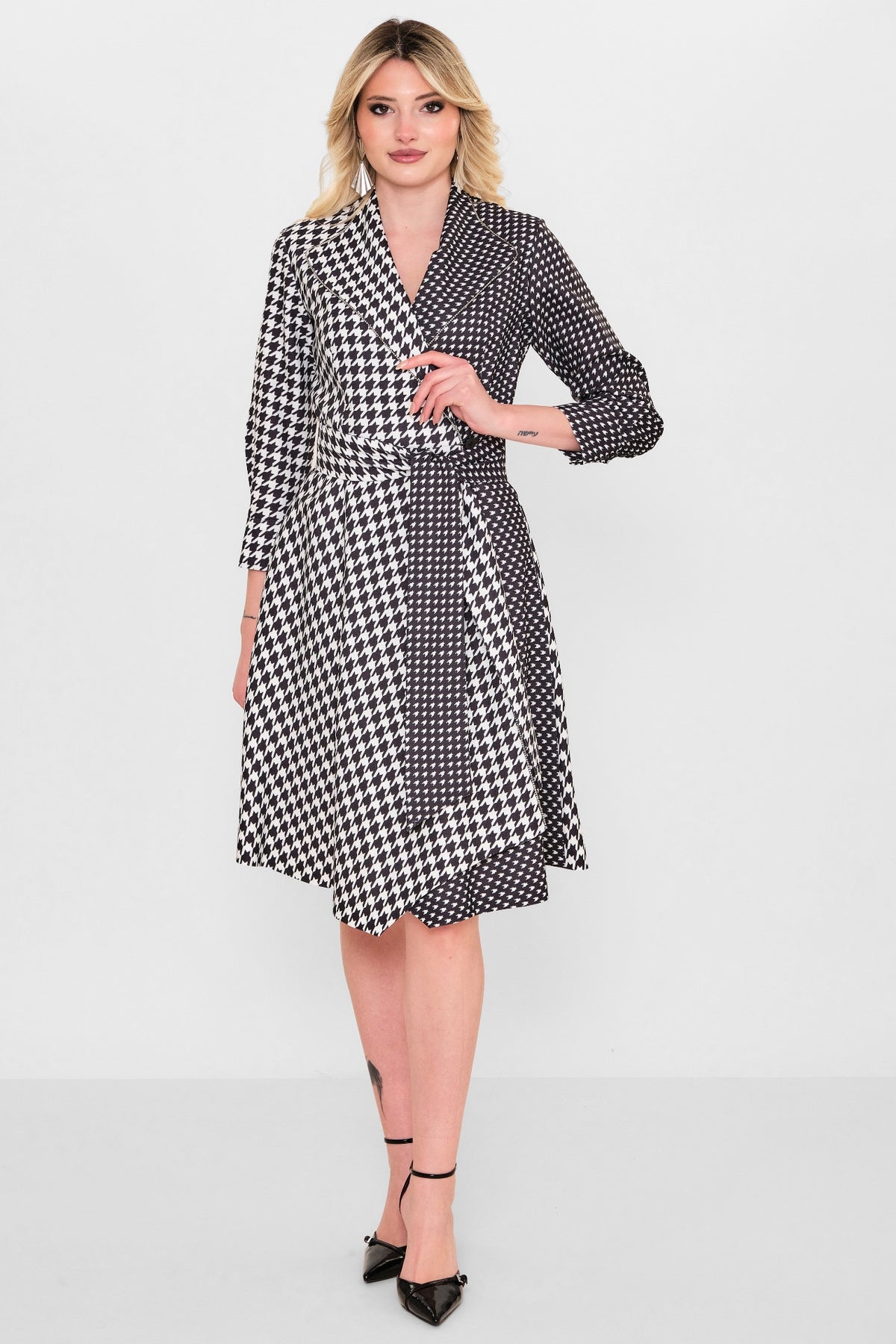 Kedma - Plus Size Dress (KDM26Y8-98207) - 8690200112676