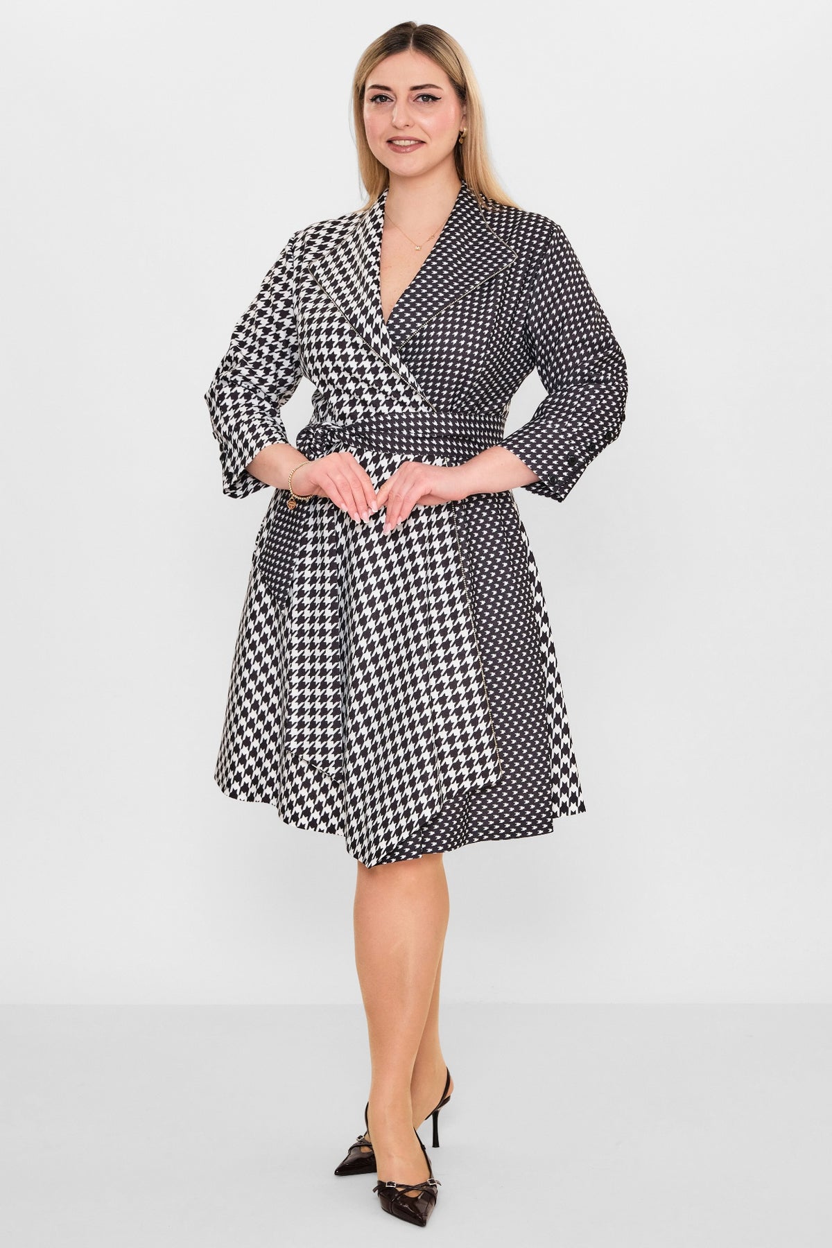 Kedma - Plus Size Dress (KDM26Y8-98207X) - 8690200112683