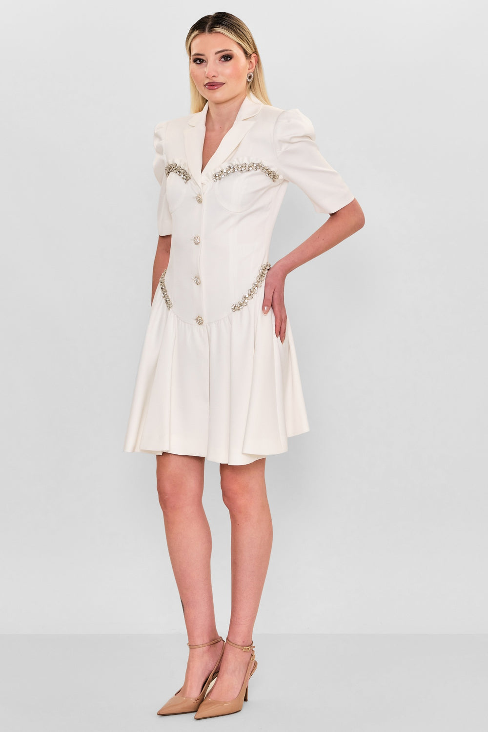 Kedma - Plus Size Dress (KDM26Y8-98286) - 8690200112706