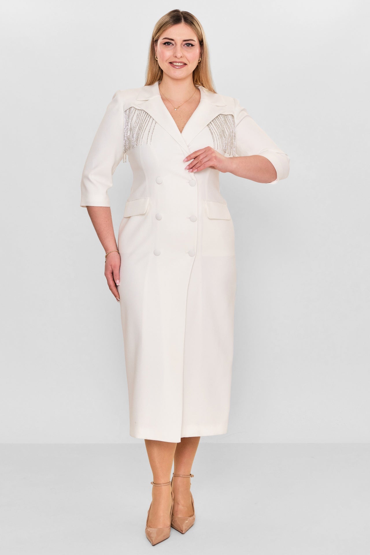 Kedma - Plus Size Dress (KDM26Y8-98294X) - 8690200112720