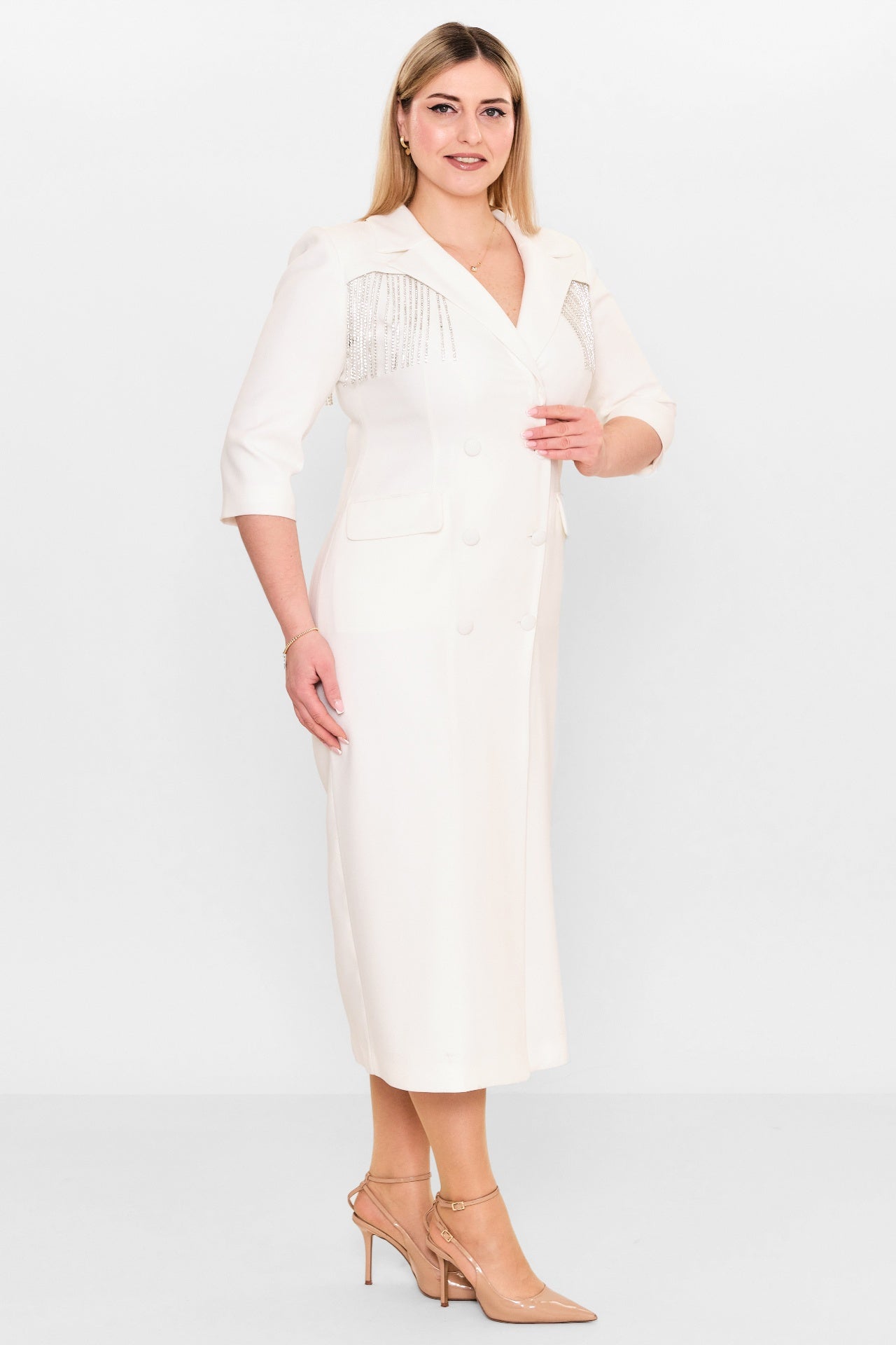 Kedma - Plus Size Dress (KDM26Y8-98294X) - 8690200112720