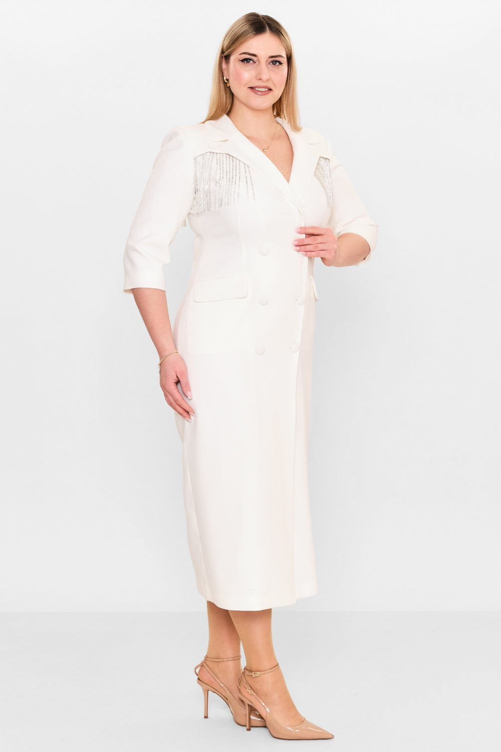 Kedma - Plus Size Dress (KDM26Y8-98294X) - 8690200112720