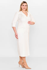 Kedma - Plus Size Dress (KDM26Y8-98294X) - 8690200112720