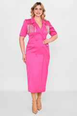Kedma - Plus Size Dress (KDM26Y8-98294X) - 8690200112737