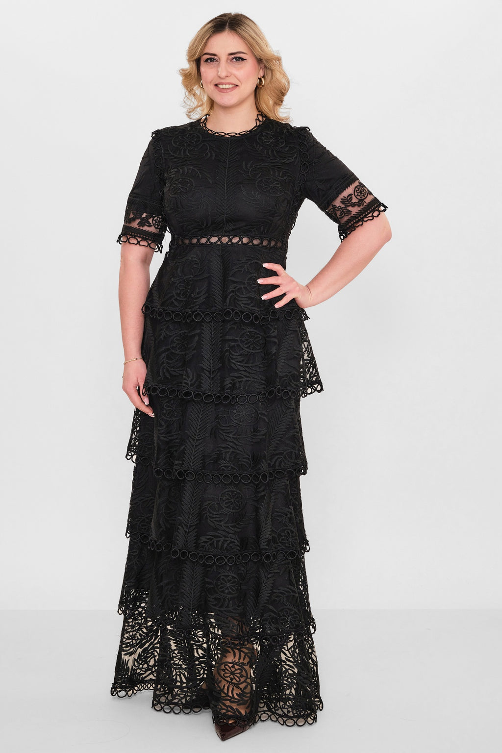 Kedma - Plus Size Dress (KDM26Y8-98316X) - 8690200112768