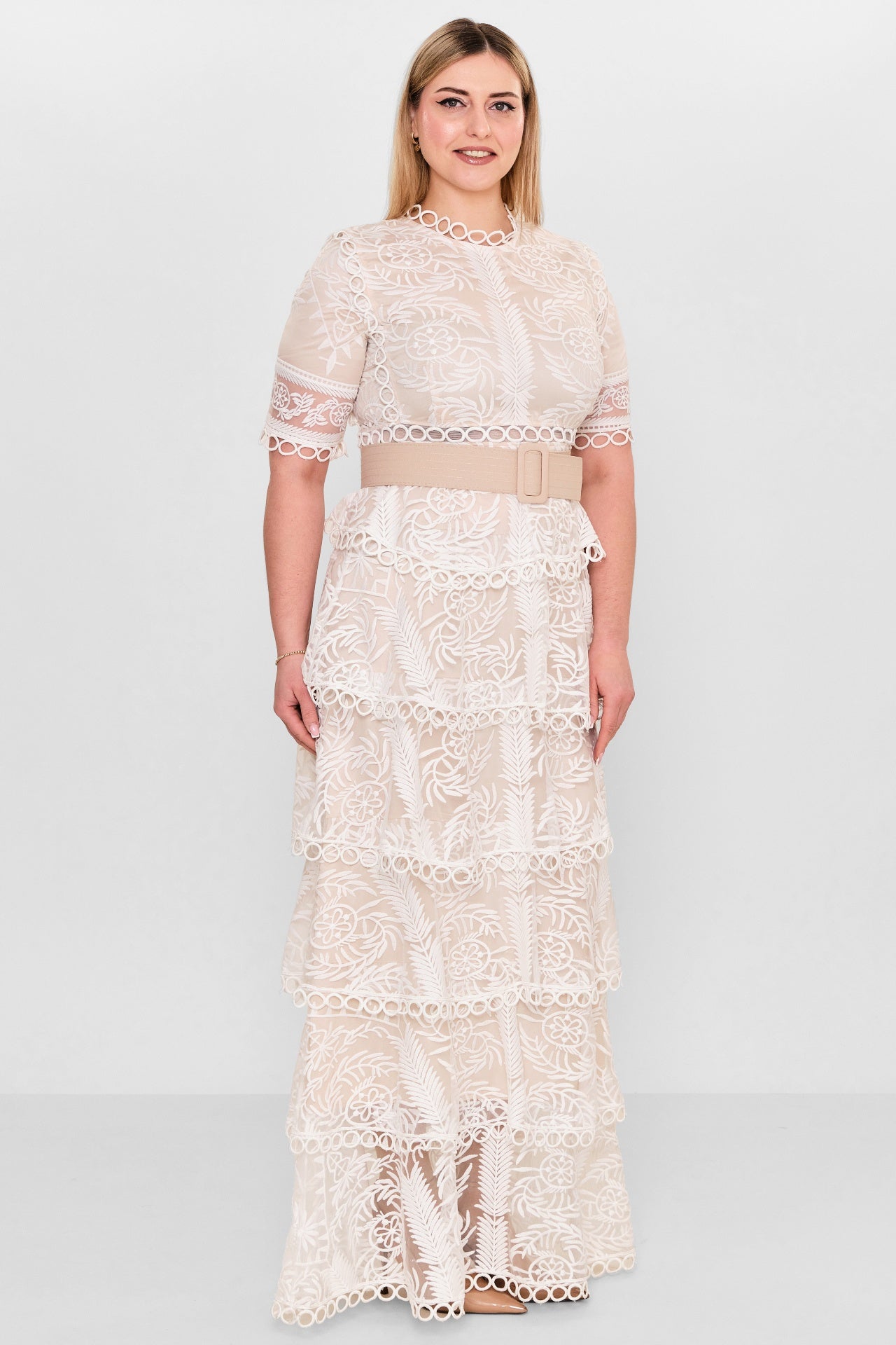 Kedma - Plus Size Dress (KDM26Y8-98316X) - 8690200112775