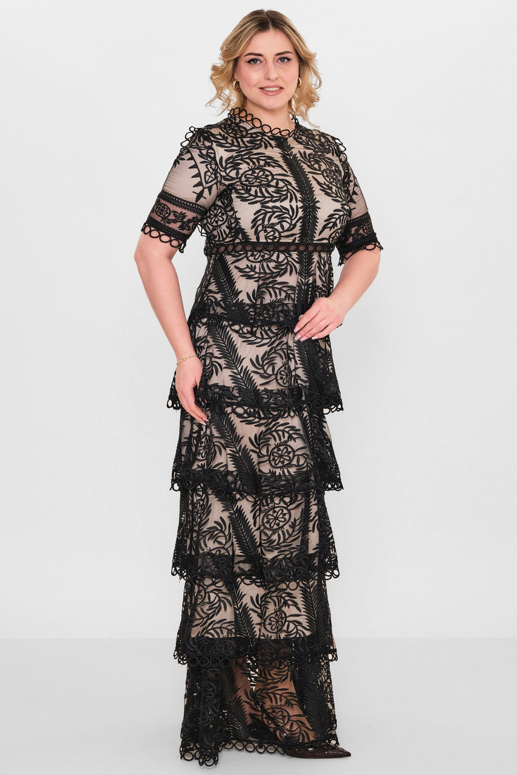 Kedma - Plus Size Dress (KDM26Y8-98316X) - 8690200112782