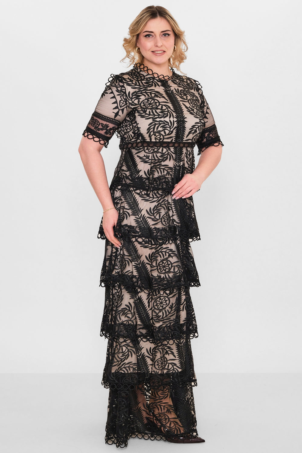 Kedma - Plus Size Dress (KDM26Y8-98316X) - 8690200112782