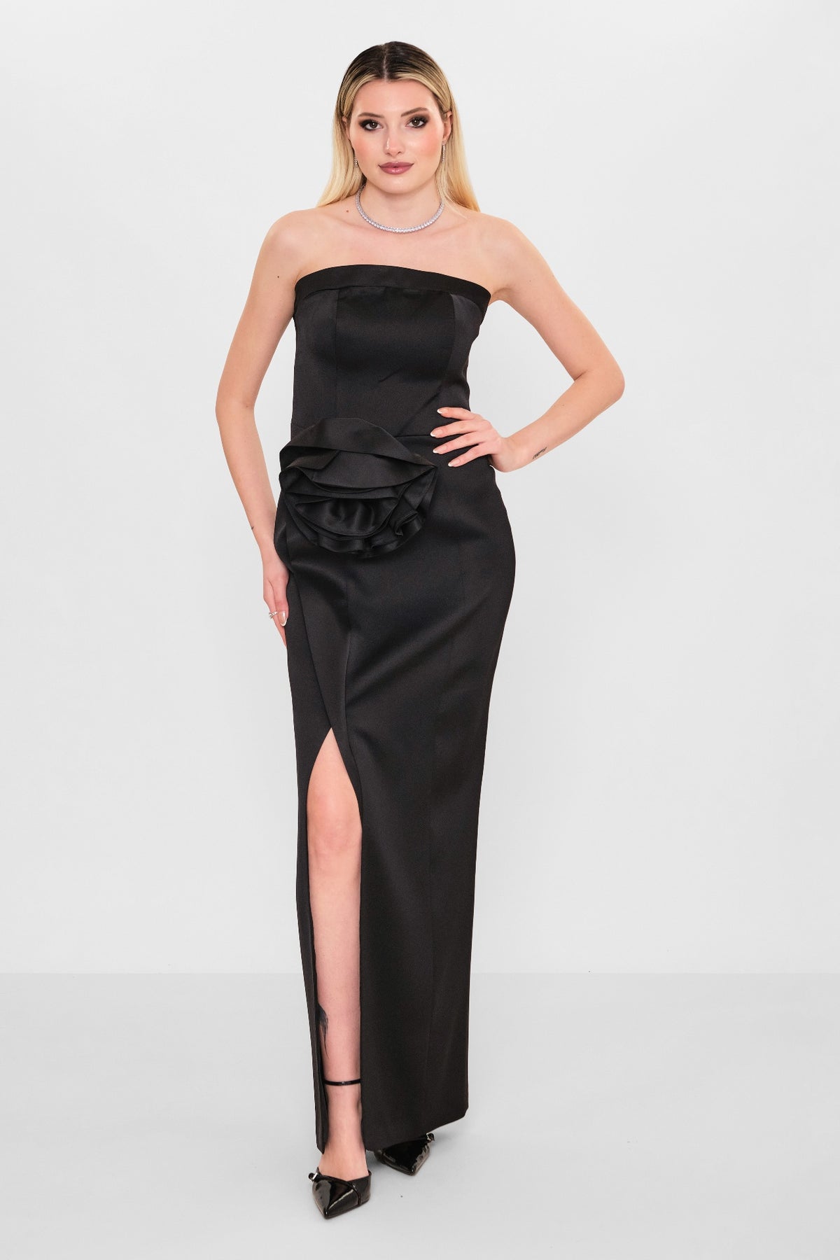 Kedma - Plus Size Dress (KDM26Y8-98347) - 8690200112836