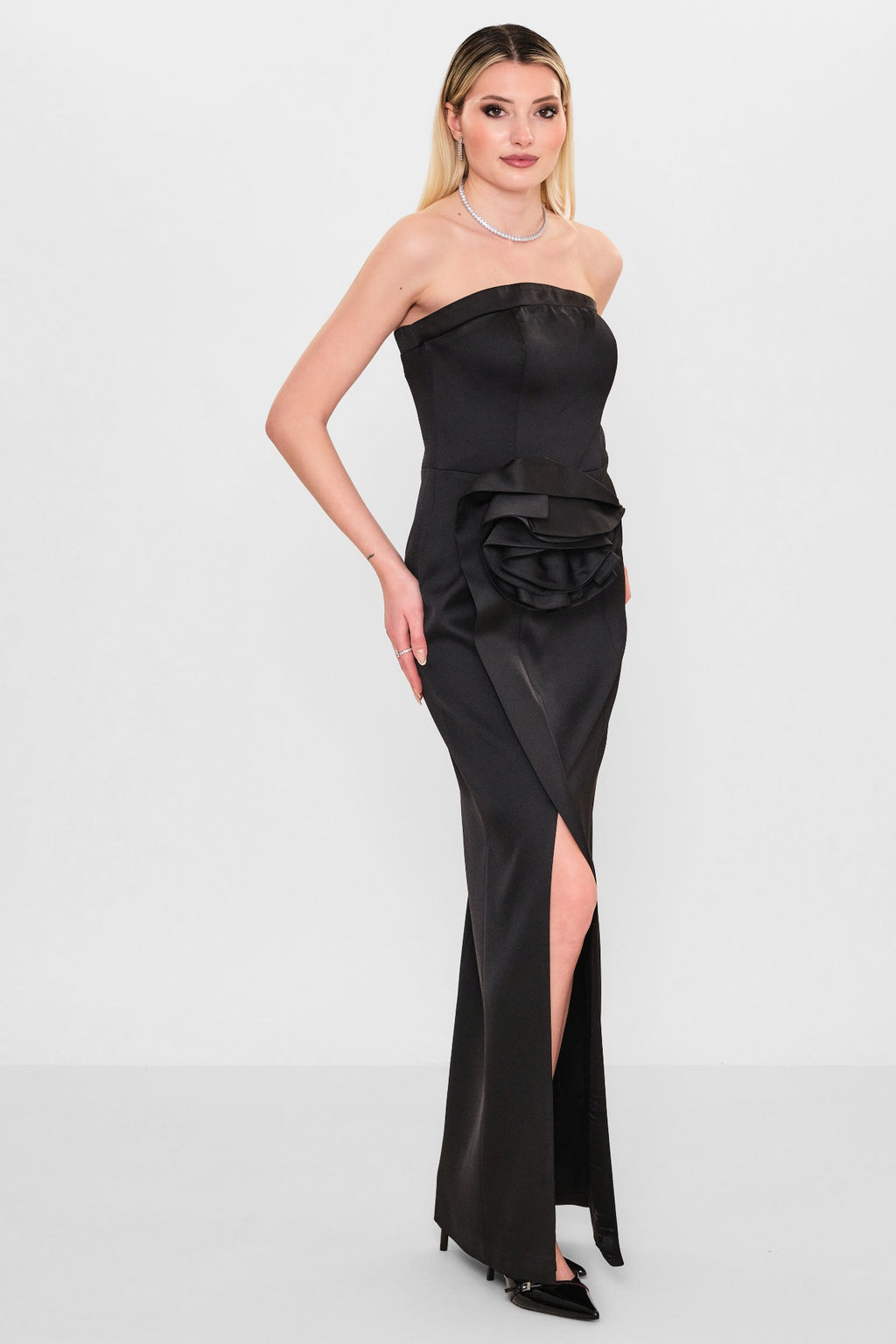 Kedma - Plus Size Dress (KDM26Y8-98347) - 8690200112836