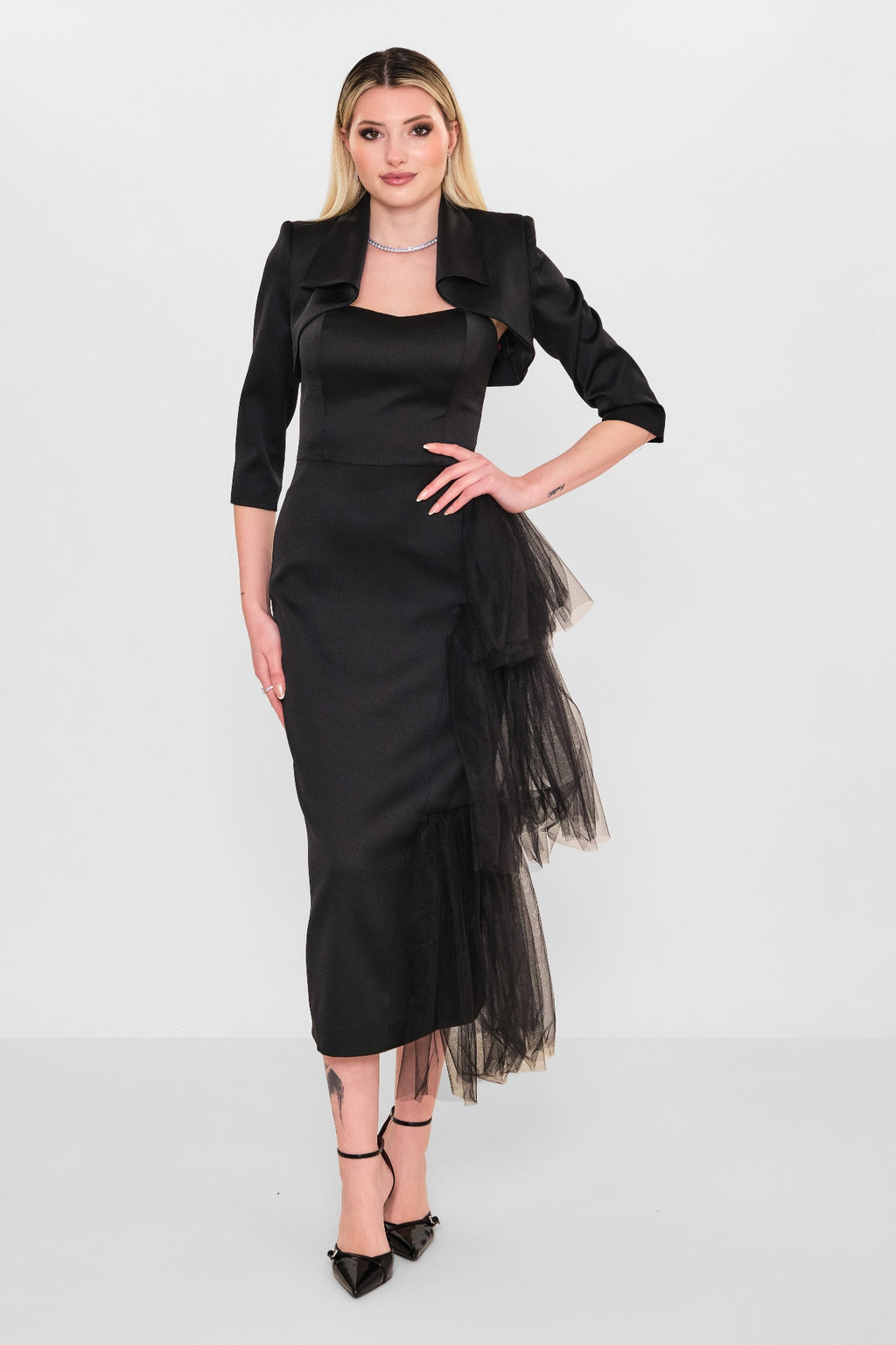 Kedma - Plus Size Dress (KDM26Y8-98354) - 8690200112874